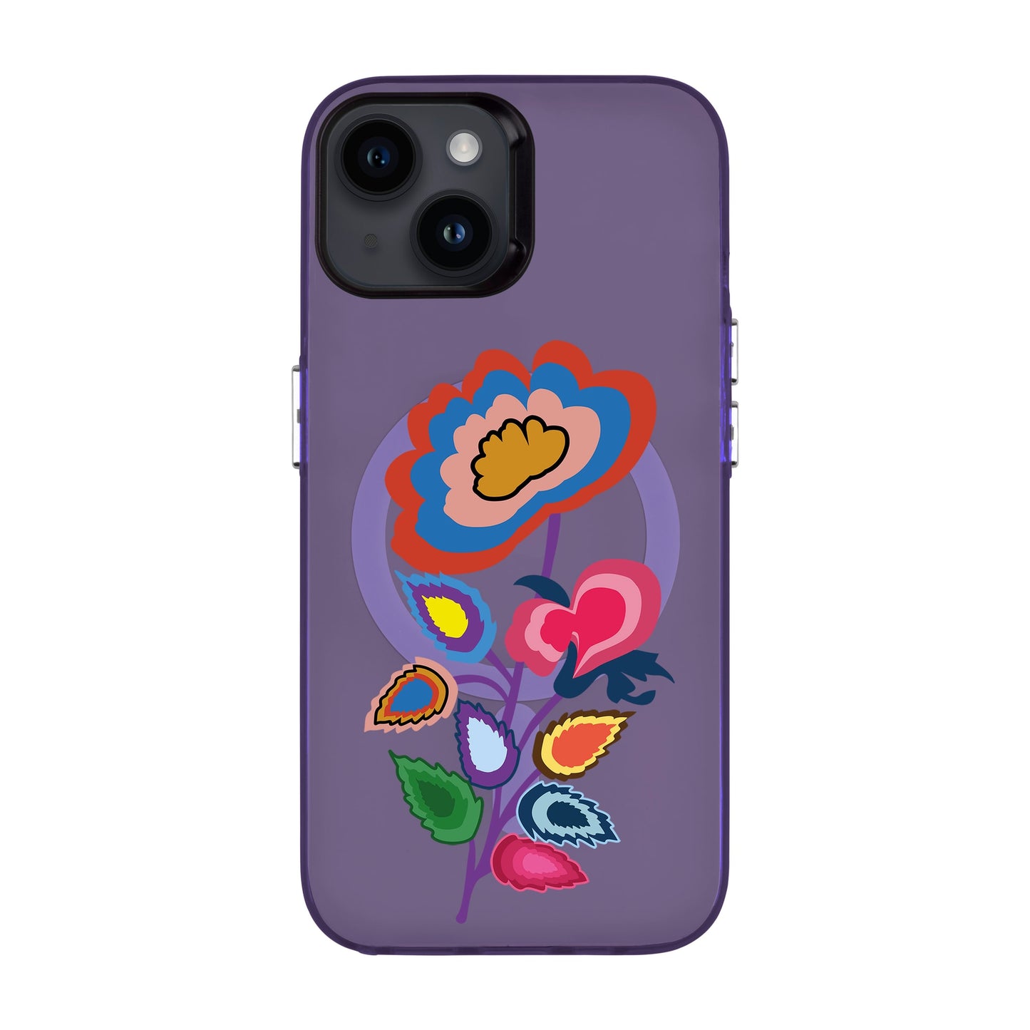 KNITTED FLOWER-iPhone 14 Hold Kılıf MagSafe Özellikli