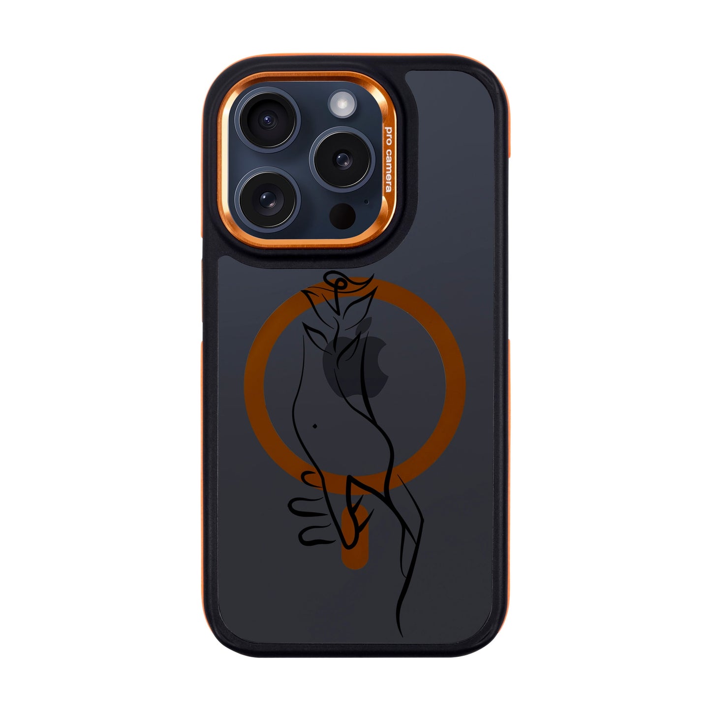 TOUCH-iPhone 15 Pro Dark Kılıf MagSafe Özellikli