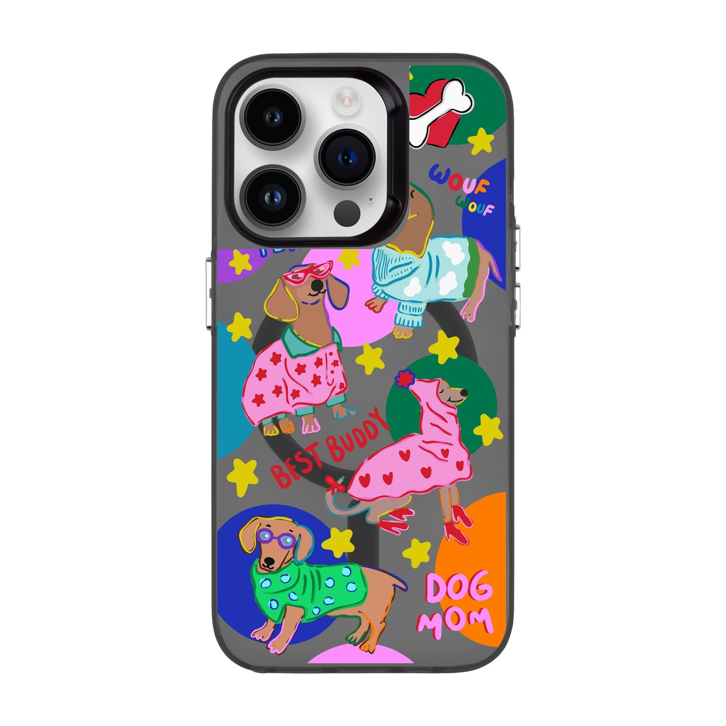 DOG MOM-iPhone 14 Pro Hold Kılıf MagSafe Özellikli