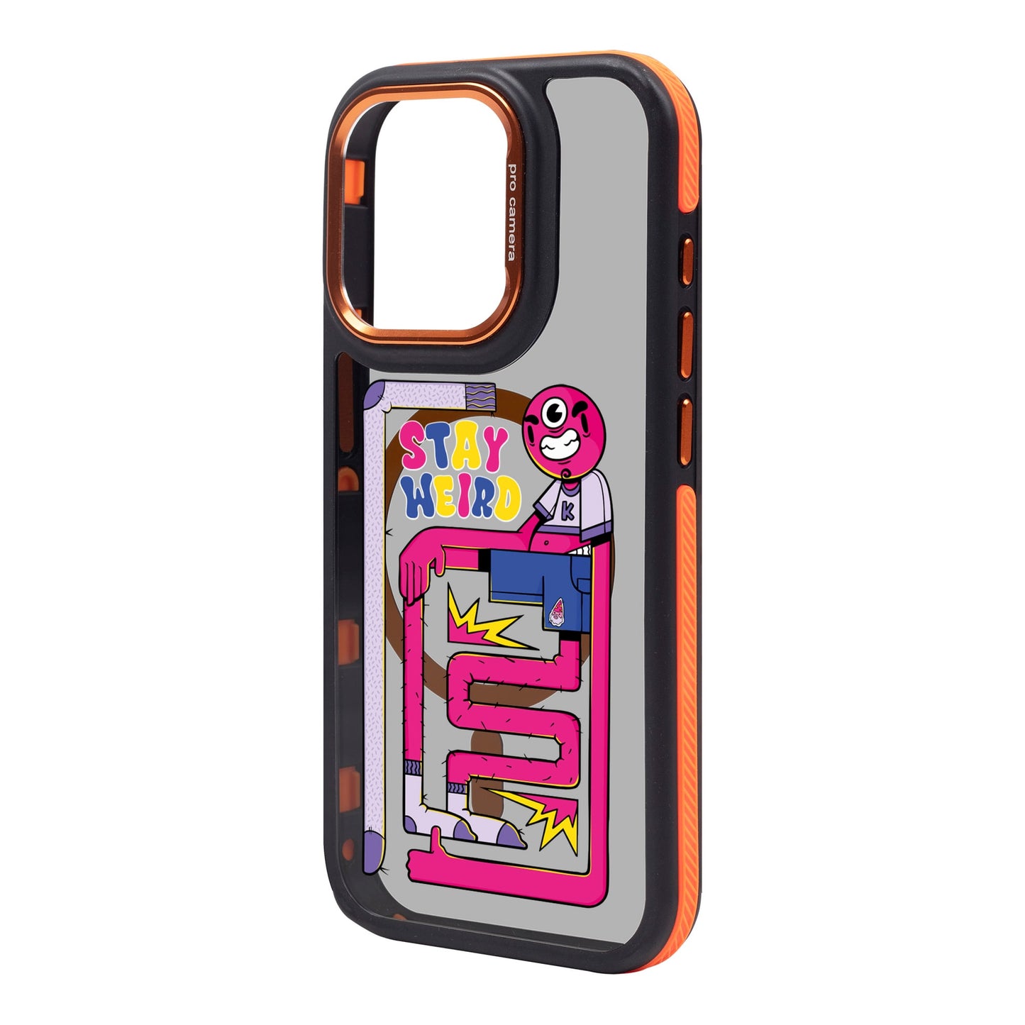 OG TOOTHY-iPhone 15 Pro Max Dark Kılıf MagSafe Özellikli
