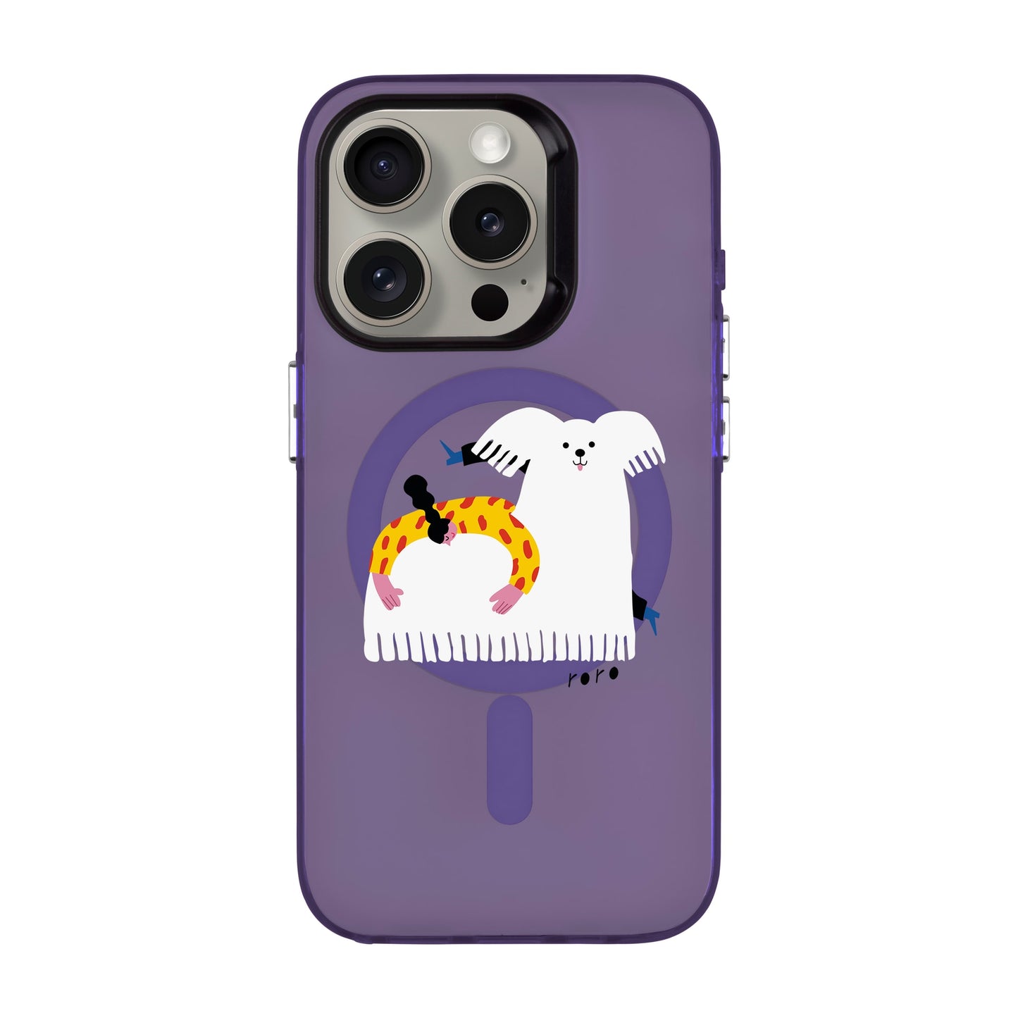 FANCY DOG-iPhone 15 Pro Hold Kılıf MagSafe Özellikli