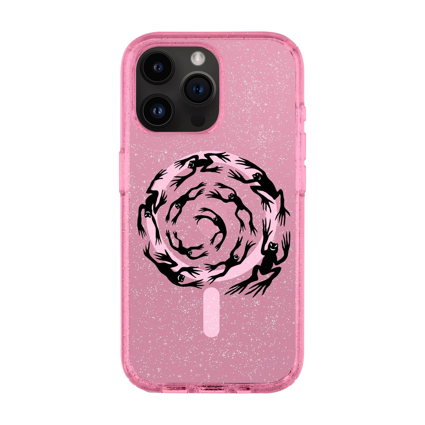 SWIRLING FROGS-iPhone 14 Pro Max Shiny Kılıf MagSafe Özellikli