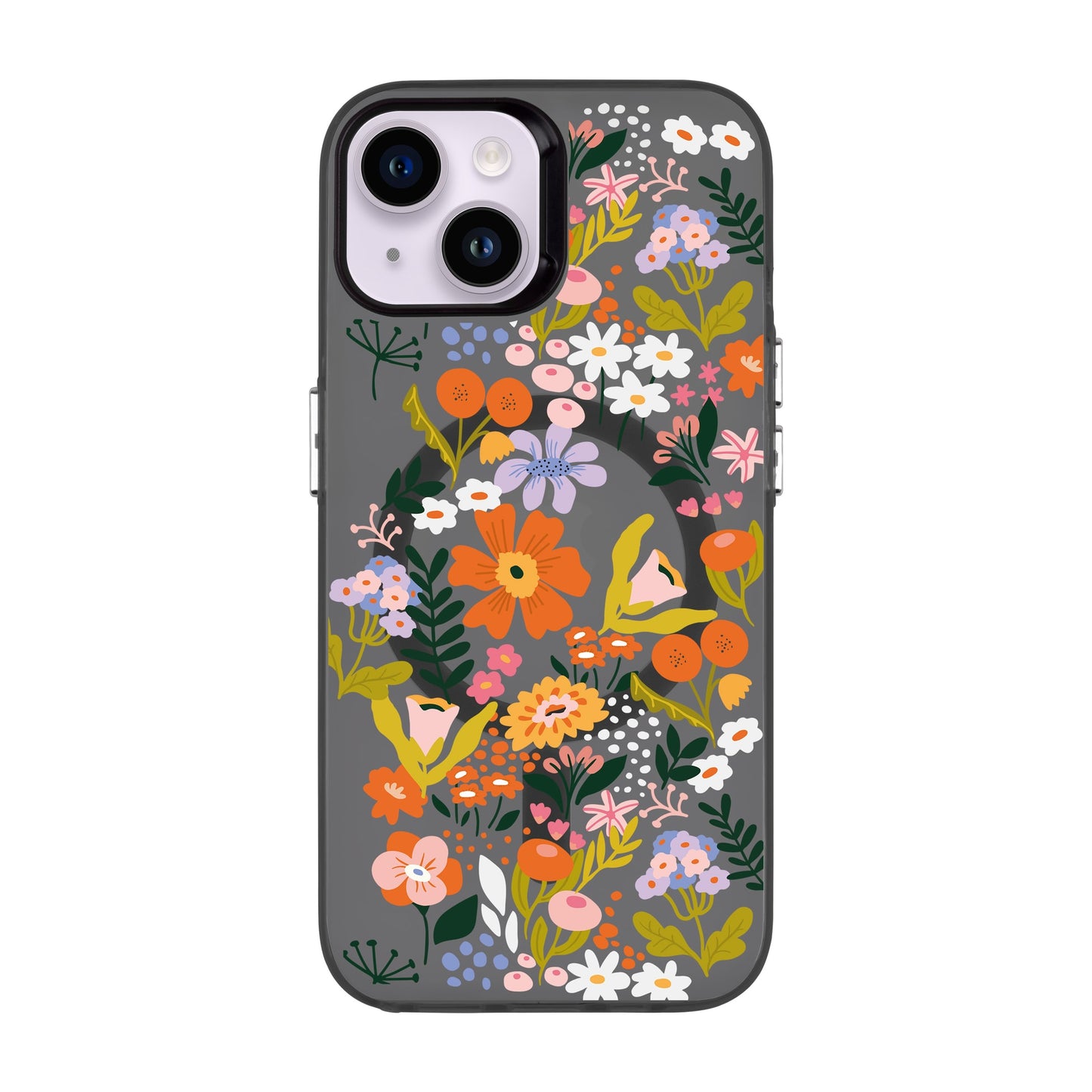 FLOWER-iPhone 14 Hold Kılıf MagSafe Özellikli