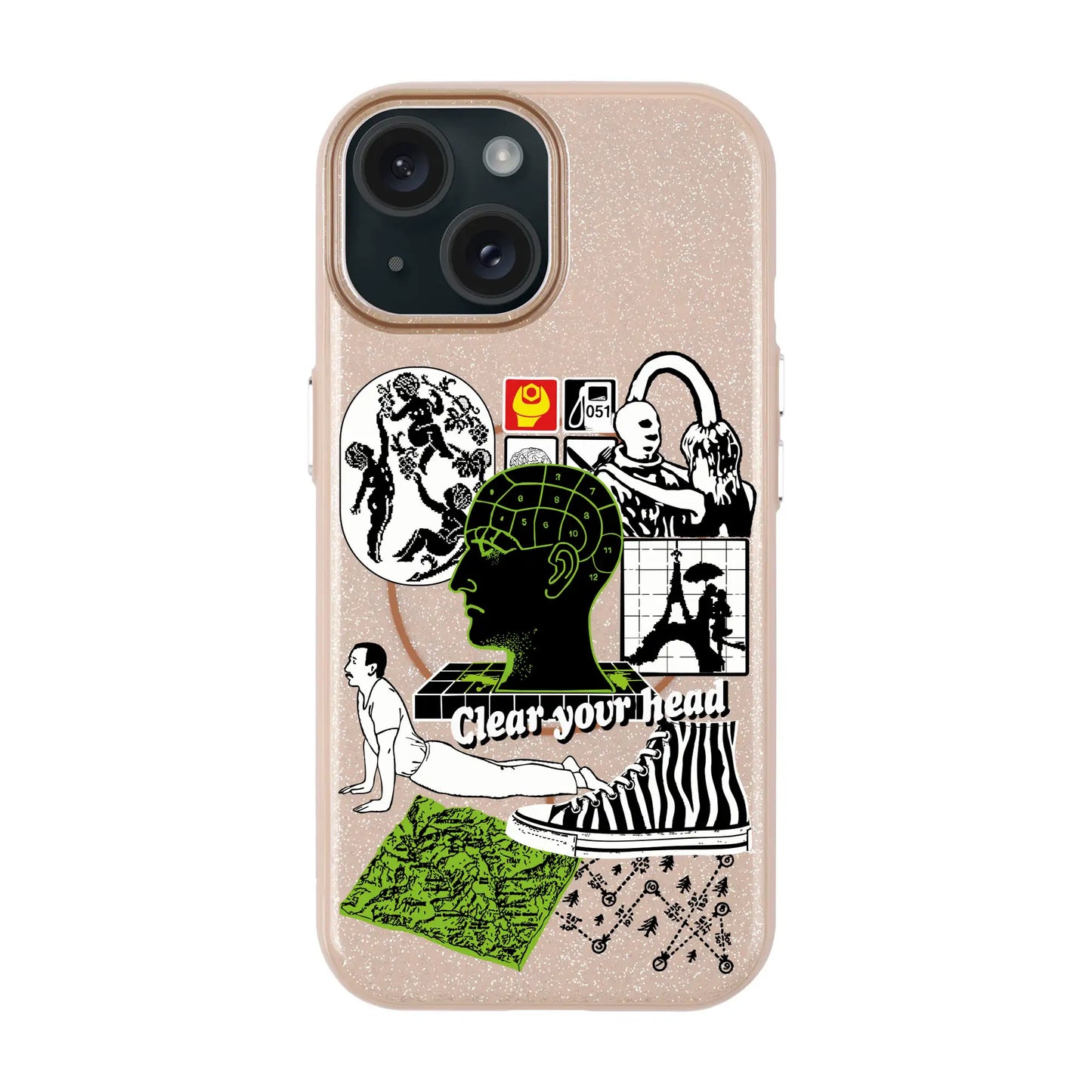 CLEAR YOUR HEAD-iPhone 15 Radiant Kılıf MagSafe Özellikli