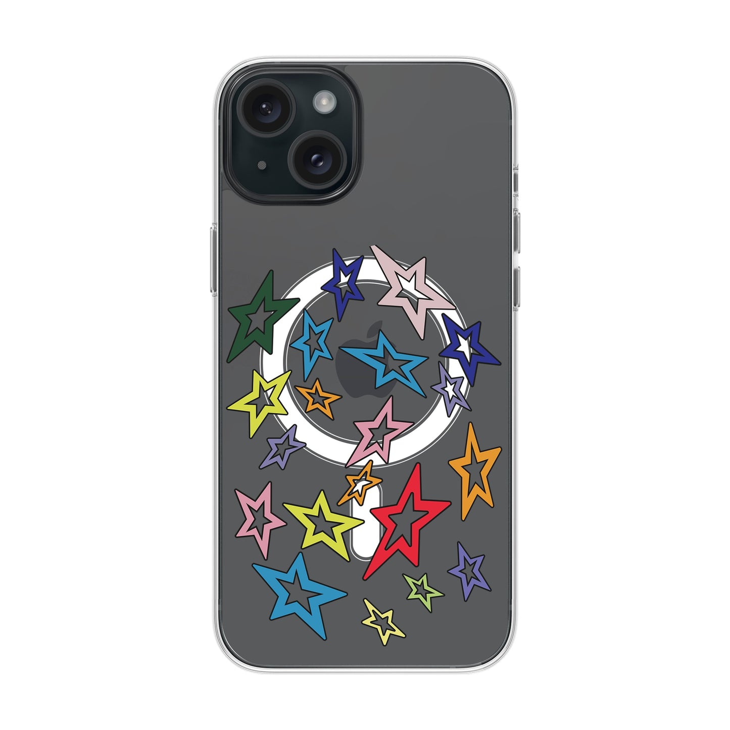 STAR-iPhone 15 Plus Solid Kılıf MagSafe Özellikli