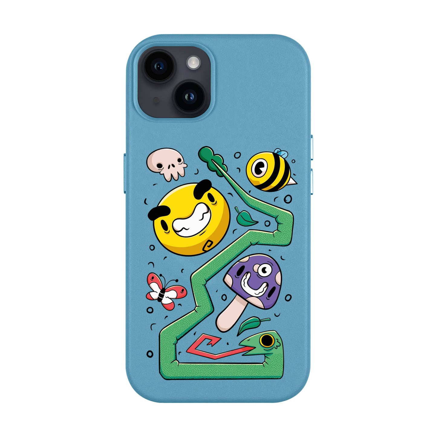 NADUR-iPhone 14 Plus Leather Kılıf MagSafe Özellikli