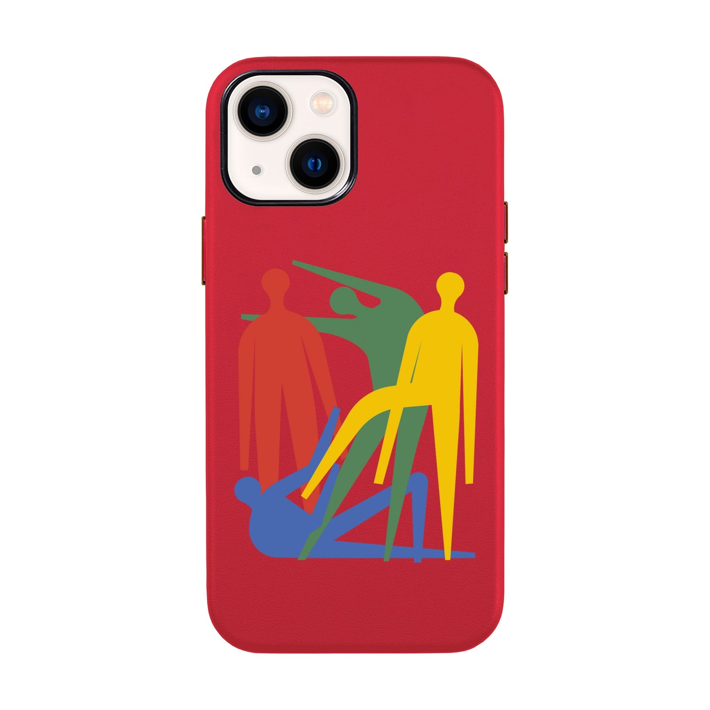 MANBOS-iPhone 14 Leather Kılıf