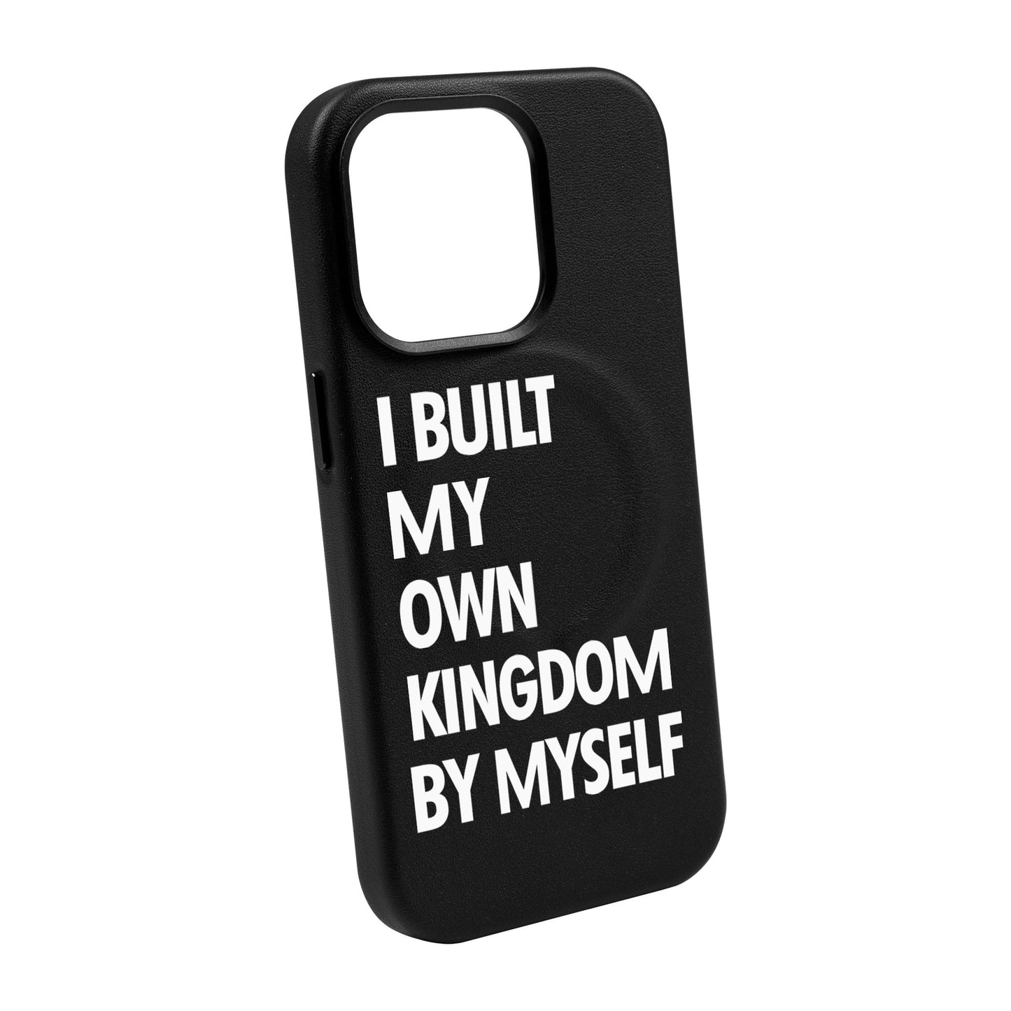 KINGDOM-iPhone 14 Pro Max Leather Kılıf MagSafe Özellikli