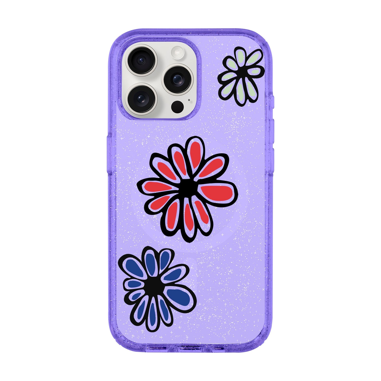 FLORIST-iPhone 15 Pro Max Shiny Kılıf MagSafe Özellikli