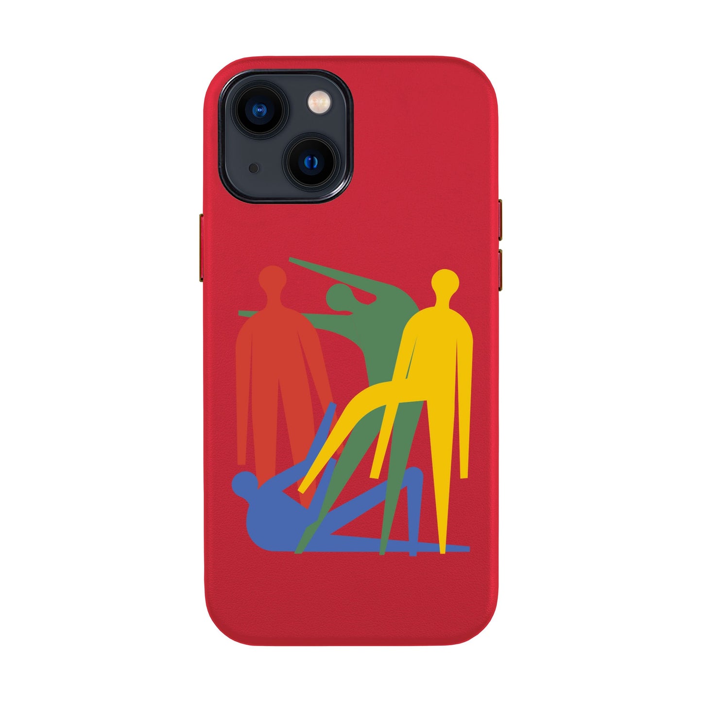 MANBOS-iPhone 14 Leather Kılıf