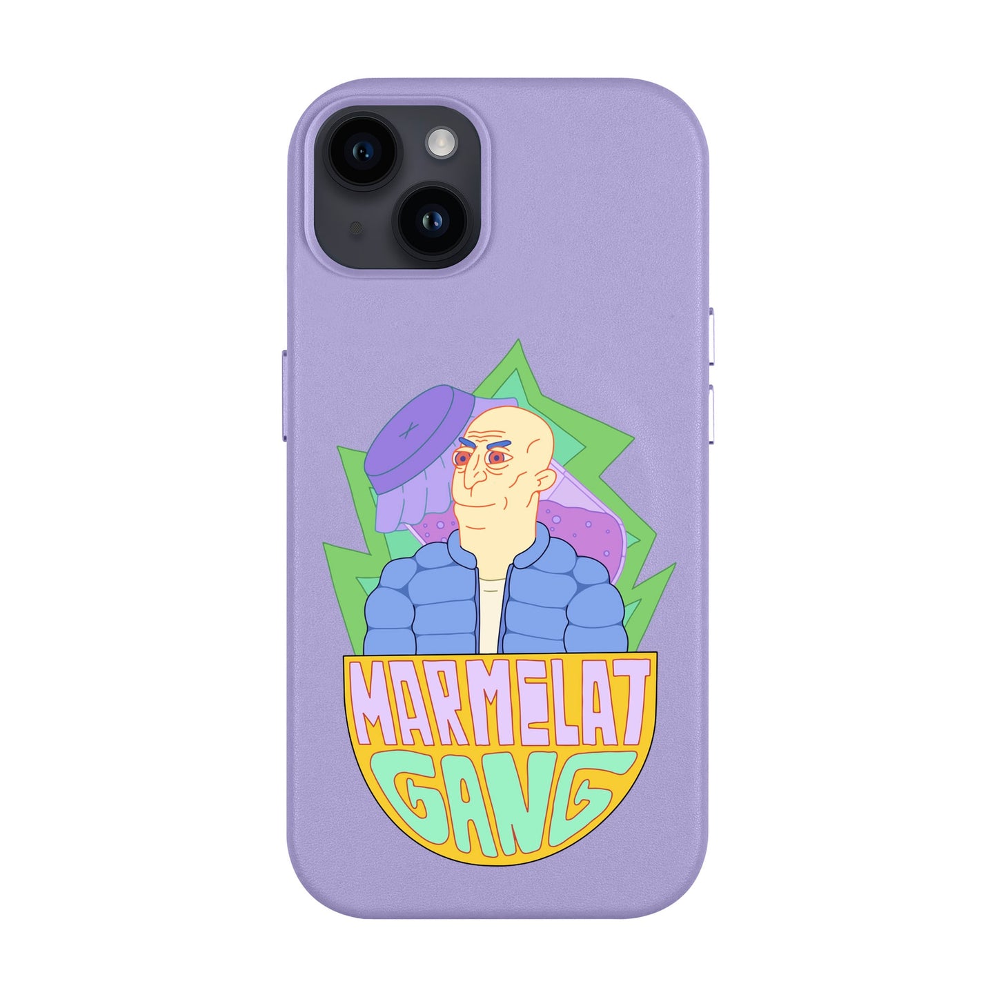 MARMELAT GANG-iPhone 14 Plus Leather Kılıf MagSafe Özellikli
