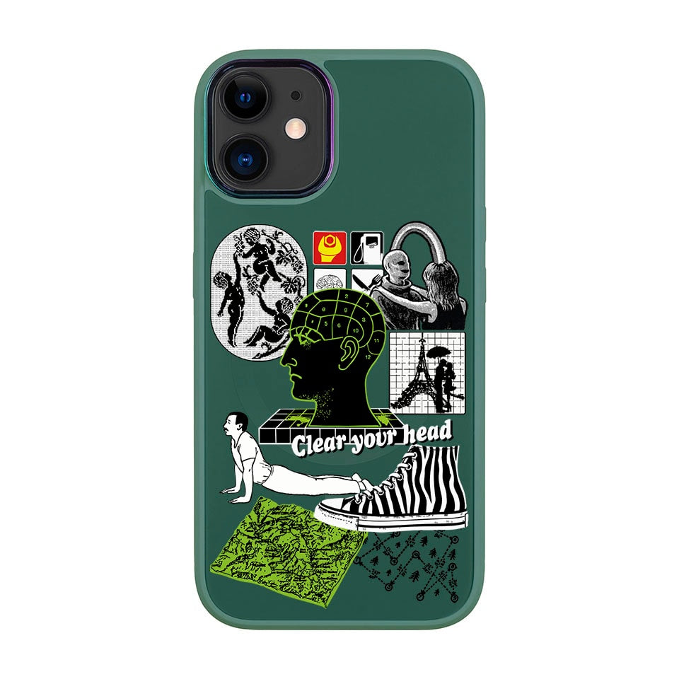 CLEAR YOUR HEAD-iPhone 11 Vigor Kılıf MagSafe Özellikli