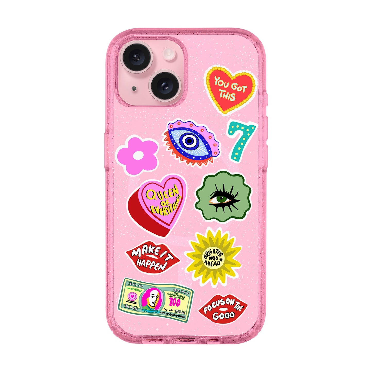 HM STICKERS-iPhone 14 Plus Shiny Kılıf MagSafe Özellikli
