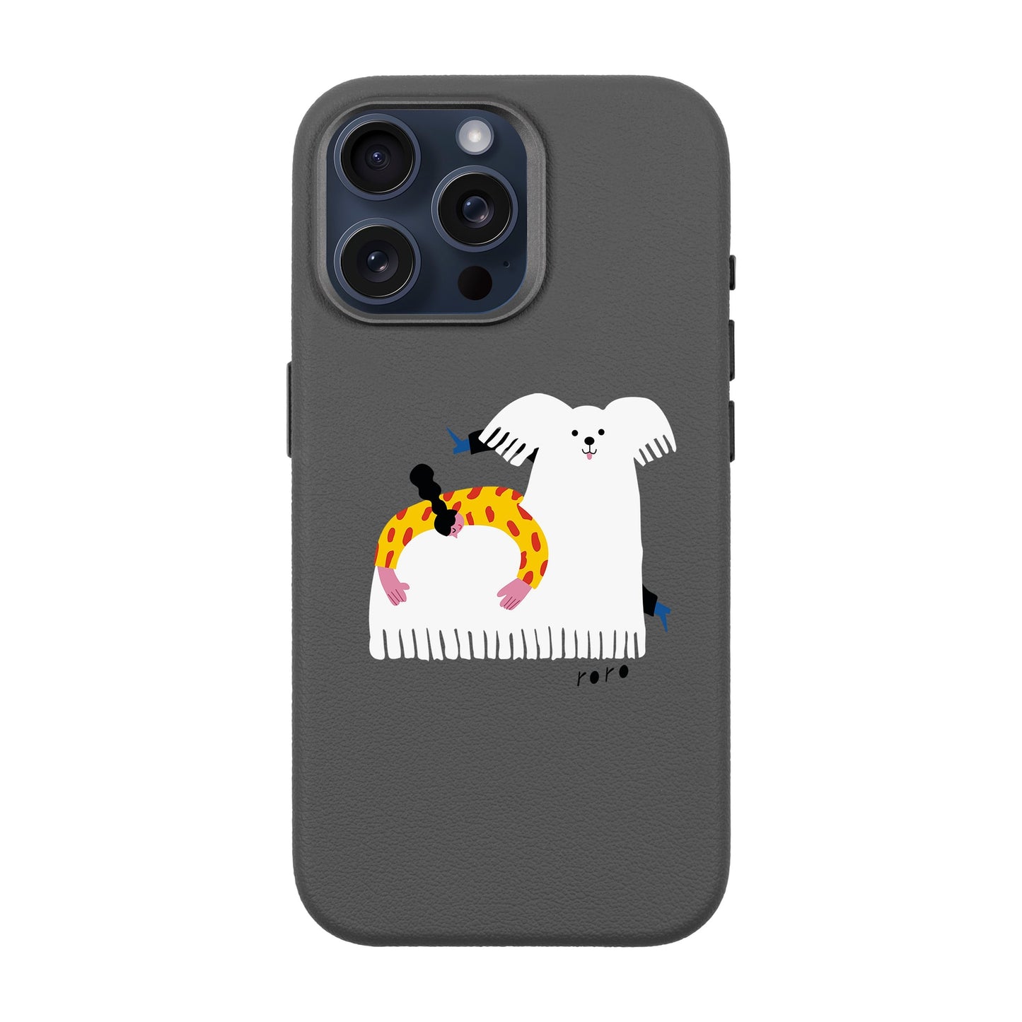 FANCY DOG-iPhone 15 Pro Max Leather Premium Kılıf MagSafe Özellikli
