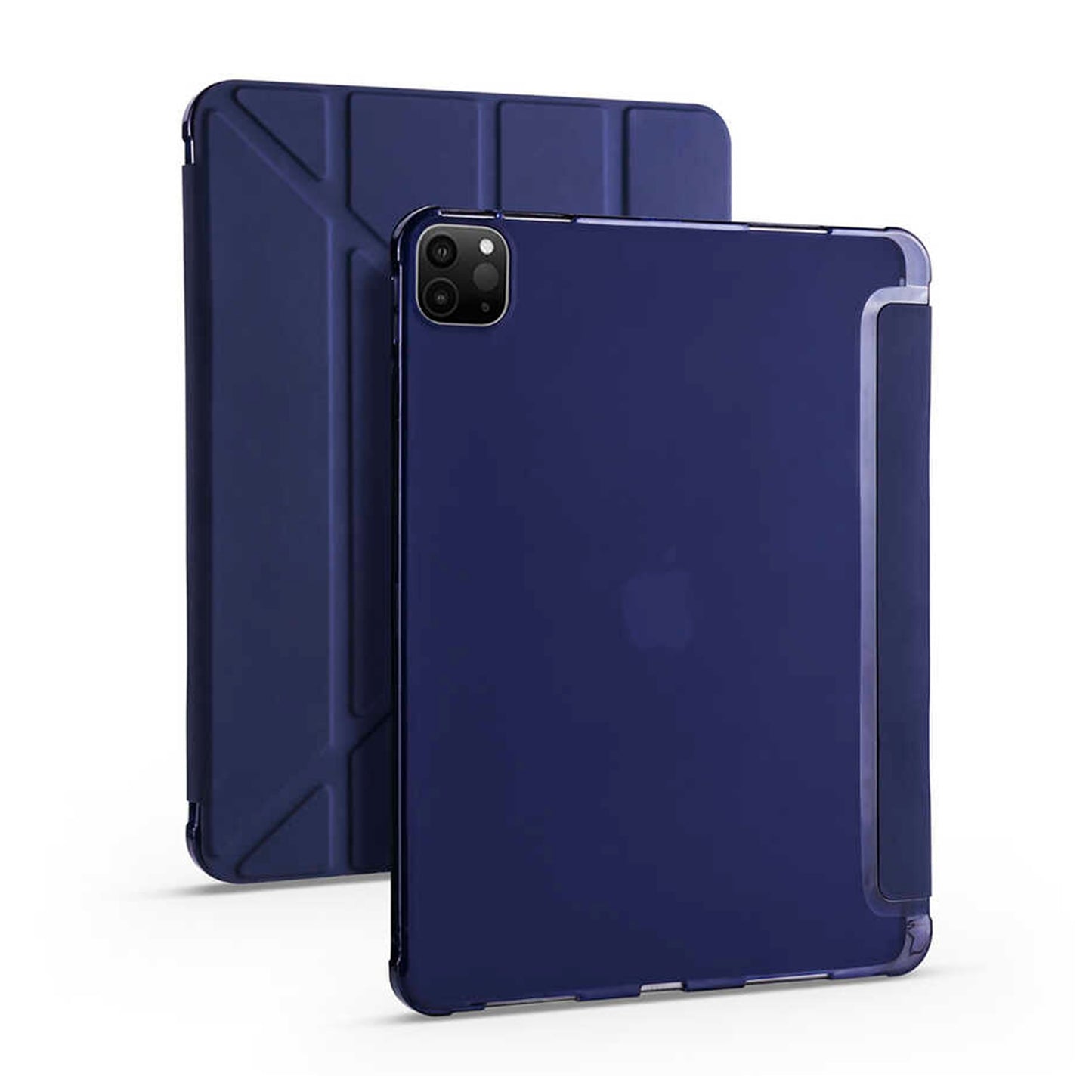 Apple iPad Pro 12.9 inç 2020 (4.Nesil)-Trigon Folding Kalemlikli Standlı Kılıf