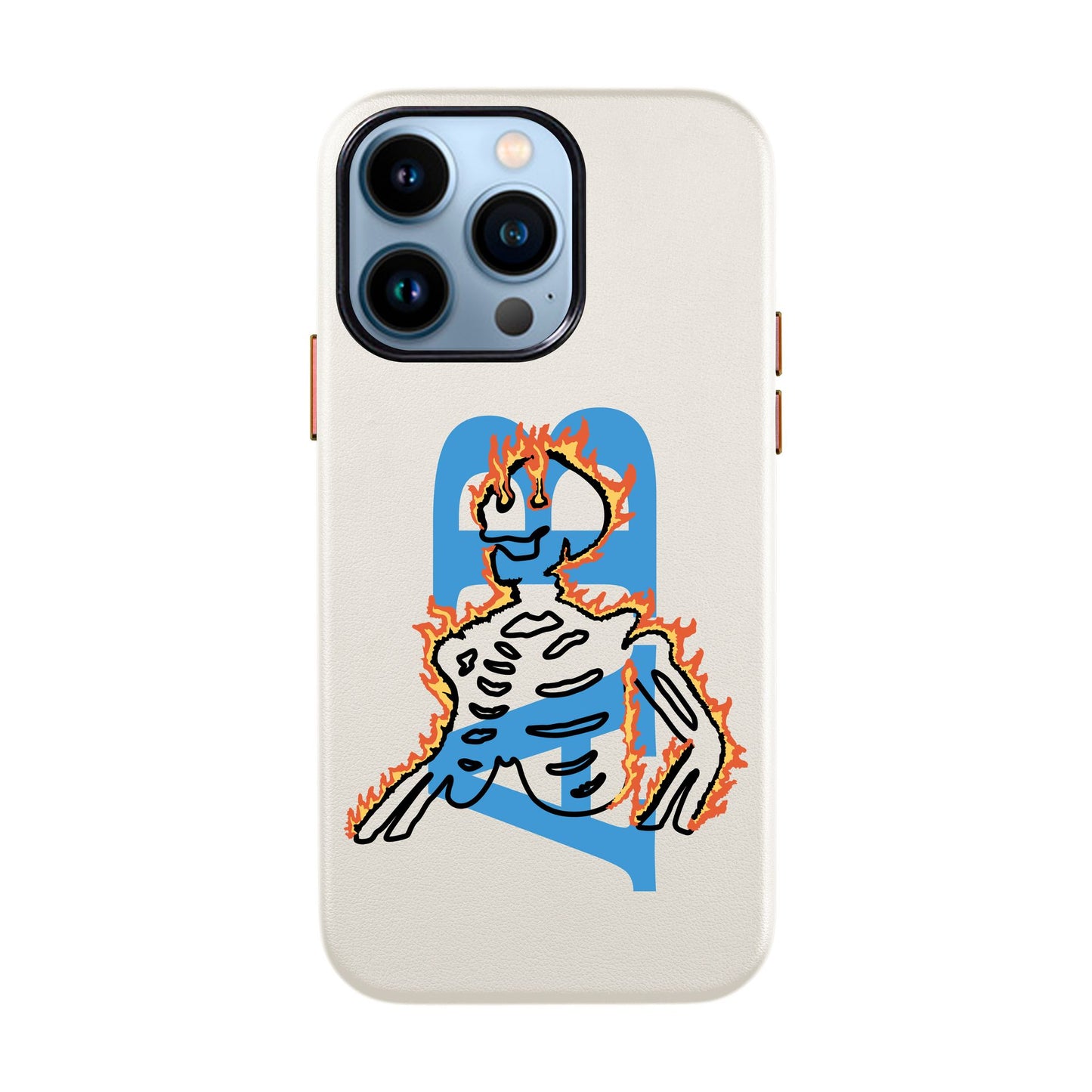 HOT HUMAN KİŞİSELLEŞTİRİLMİŞ-iPhone 13 Pro Leather Kılıf