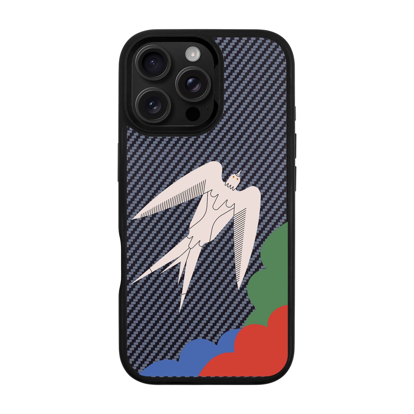 L’OISEAU LIBRE-iPhone 16 Pro Max Plaid Kılıf MagSafe Özellikli