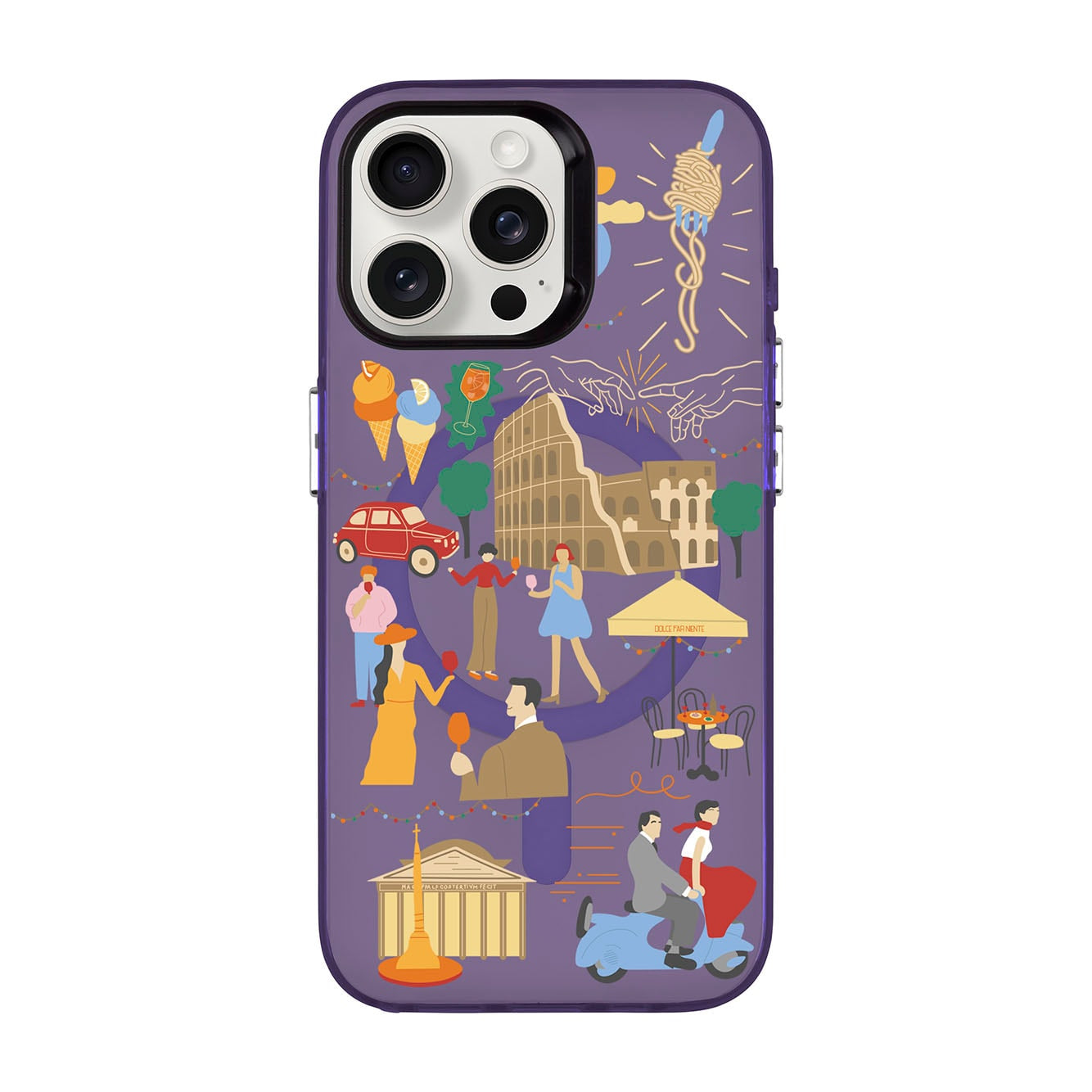 ROMA-iPhone 15 Pro Max Hold Kılıf MagSafe Özellikli