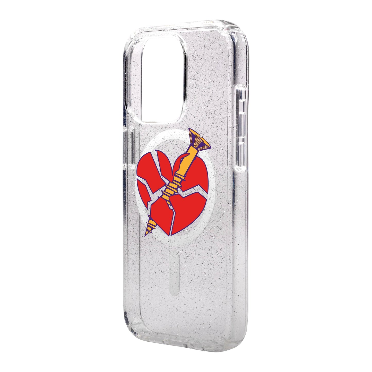 BROKEN HEART-iPhone 15 Pro Shiny Kılıf MagSafe Özellikli