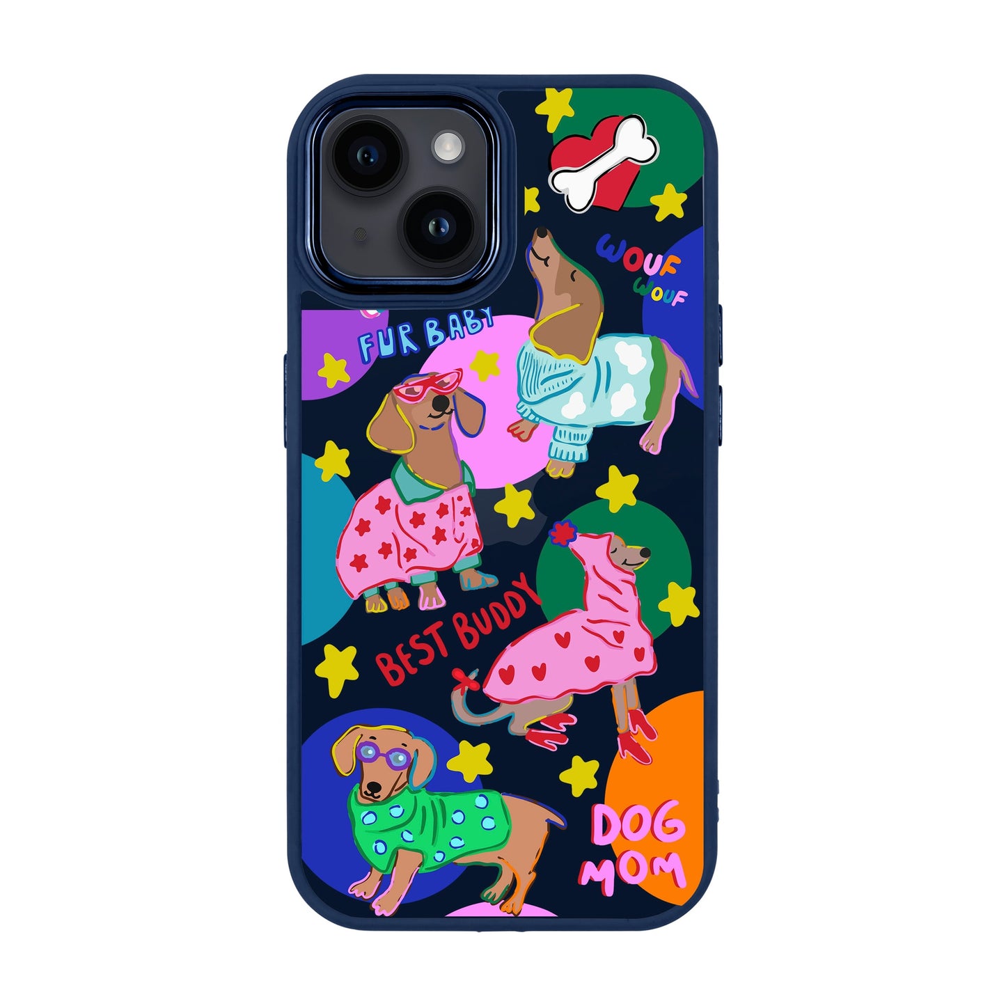 DOG MOM-iPhone 14 Plus Proof Kılıf