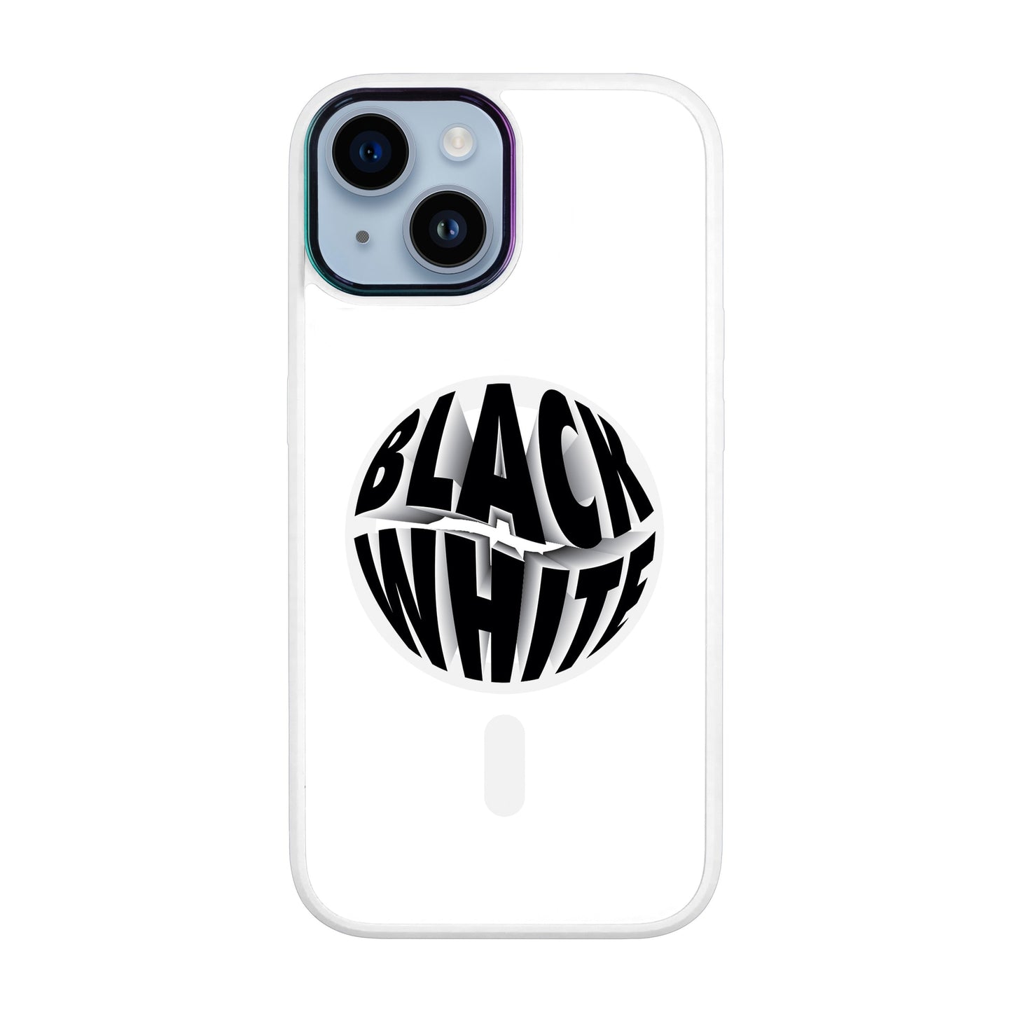 BLACK WHITE-iPhone 12 Vigor Kılıf MagSafe Özellikli