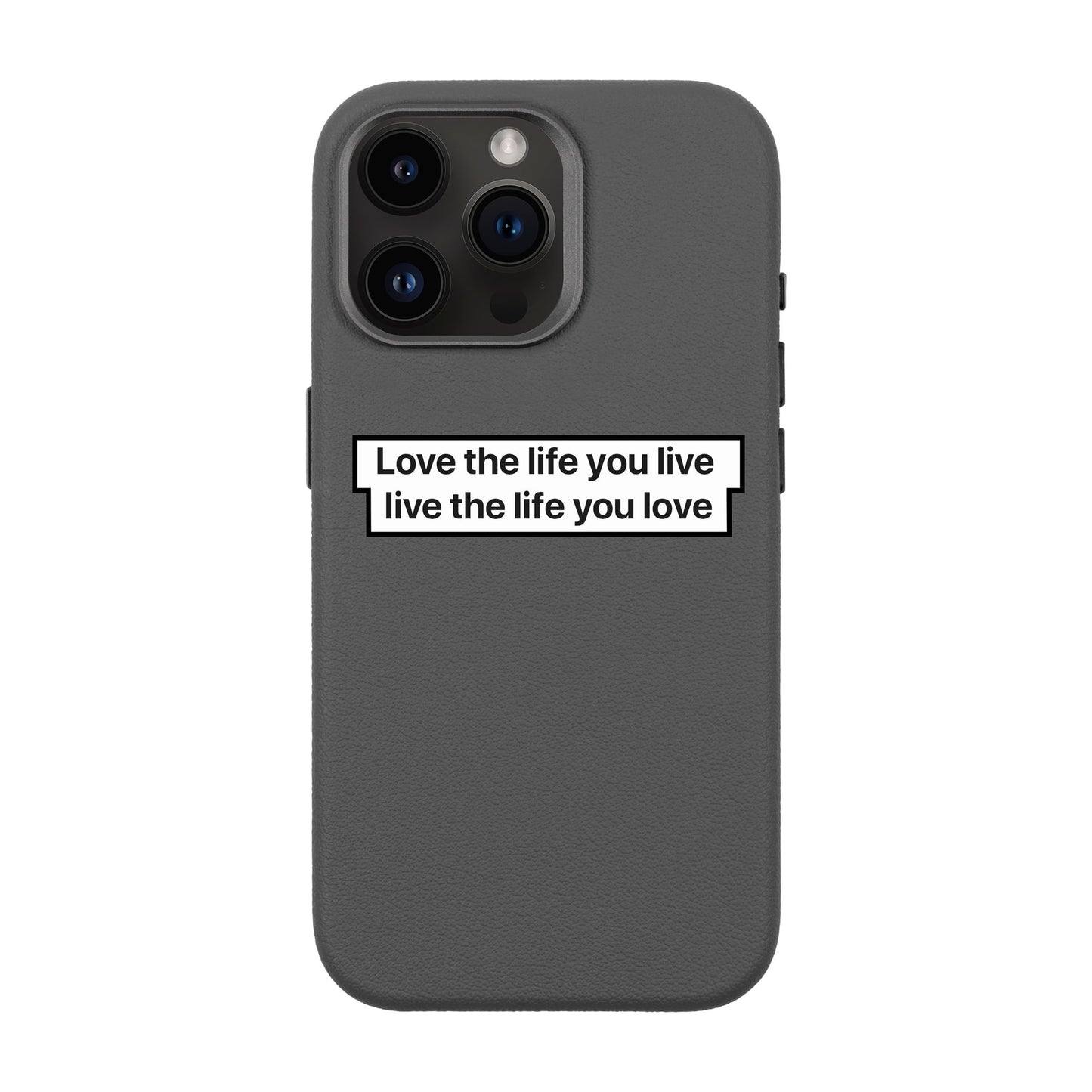 LOVE THE LIFE-iPhone 14 Pro Max Leather Premium Kılıf MagSafe Özellikli