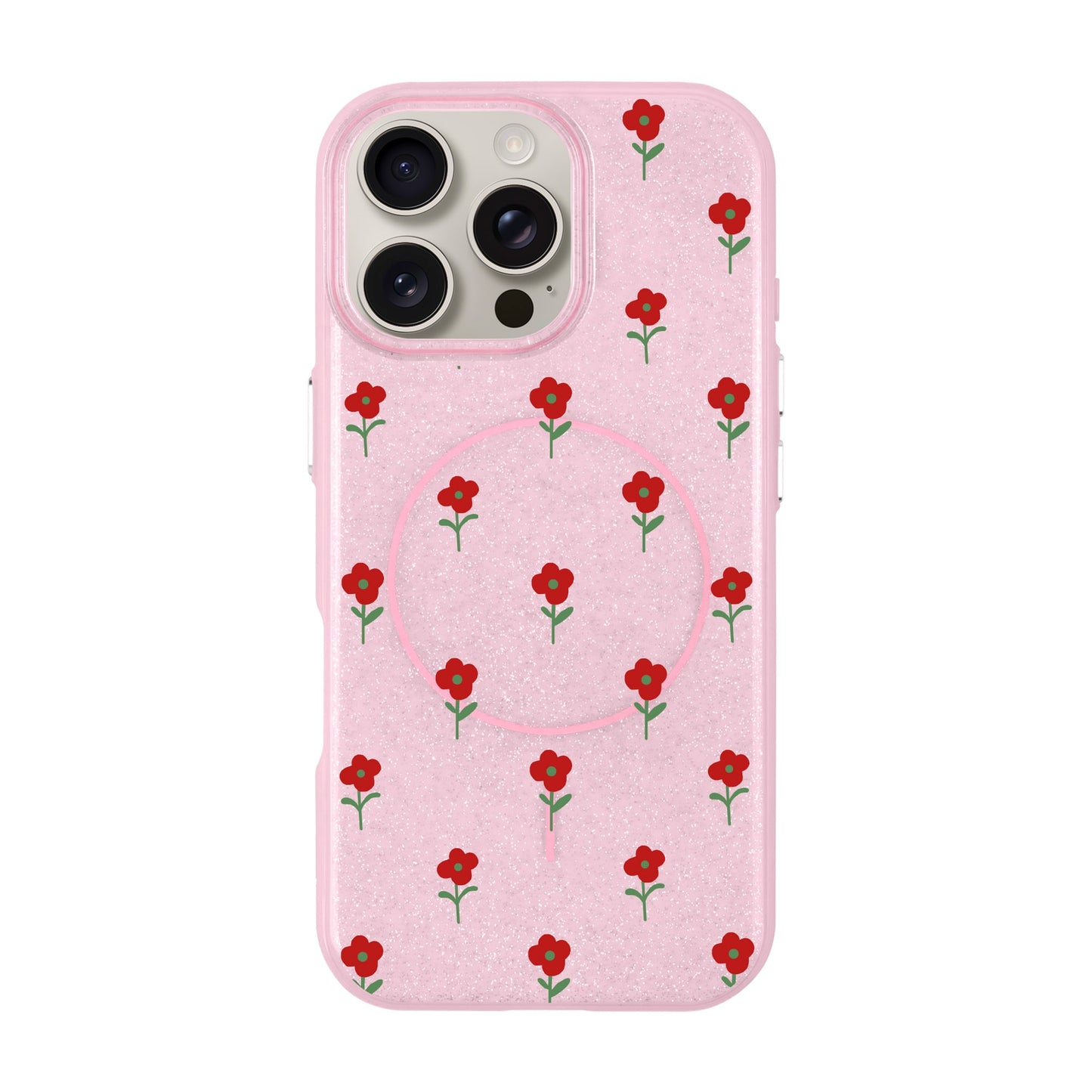 FLOWER POWER-iPhone 16 Pro Max Radiant Kılıf MagSafe Özellikli