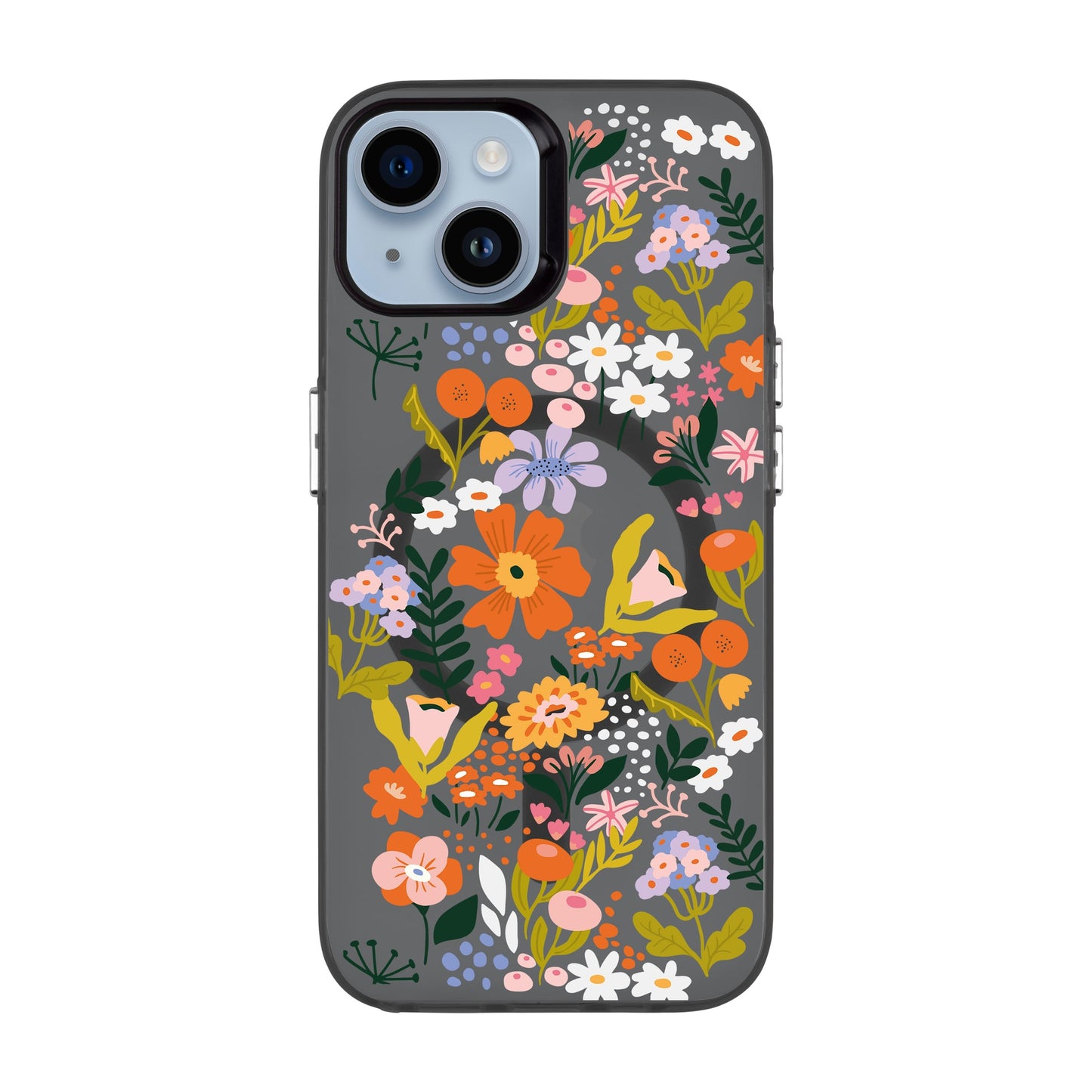FLOWER-iPhone 14 Hold Kılıf MagSafe Özellikli