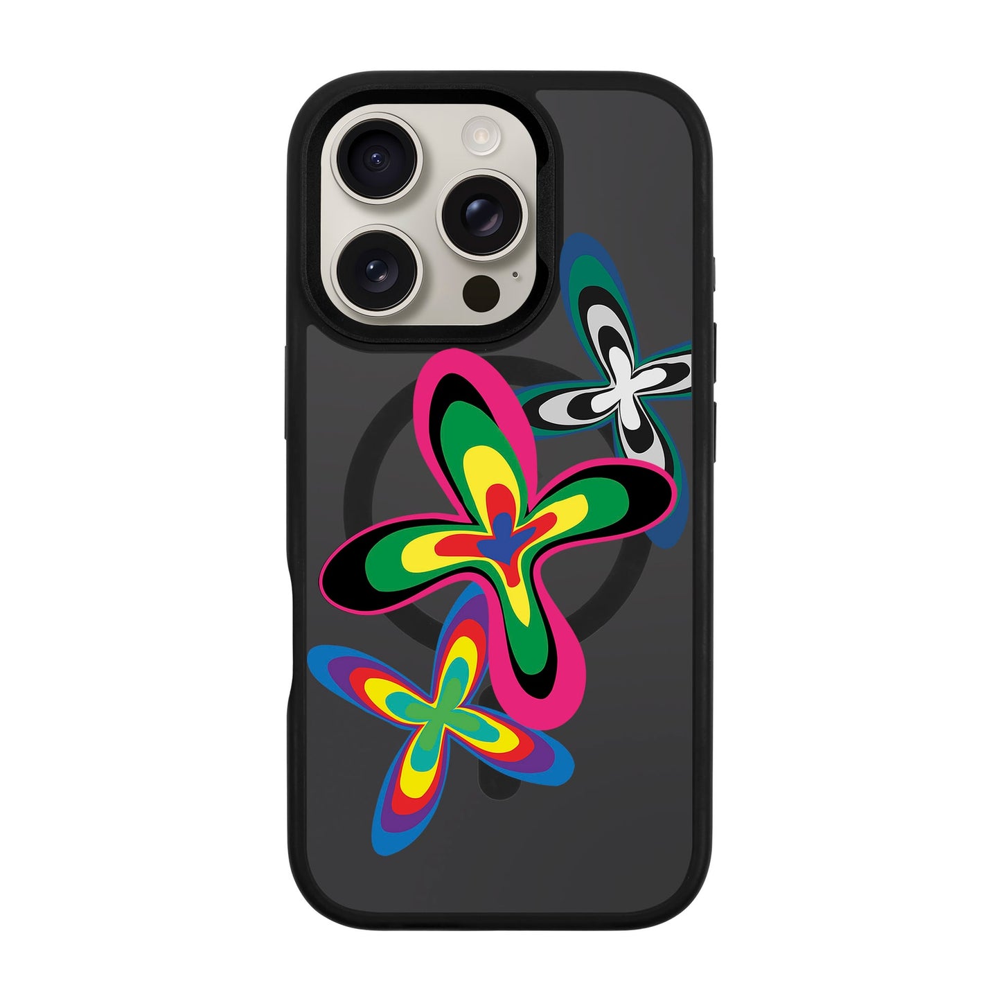 COLOR FLOWER-iPhone 16 Pro Rise Kılıf MagSafe Özellikli
