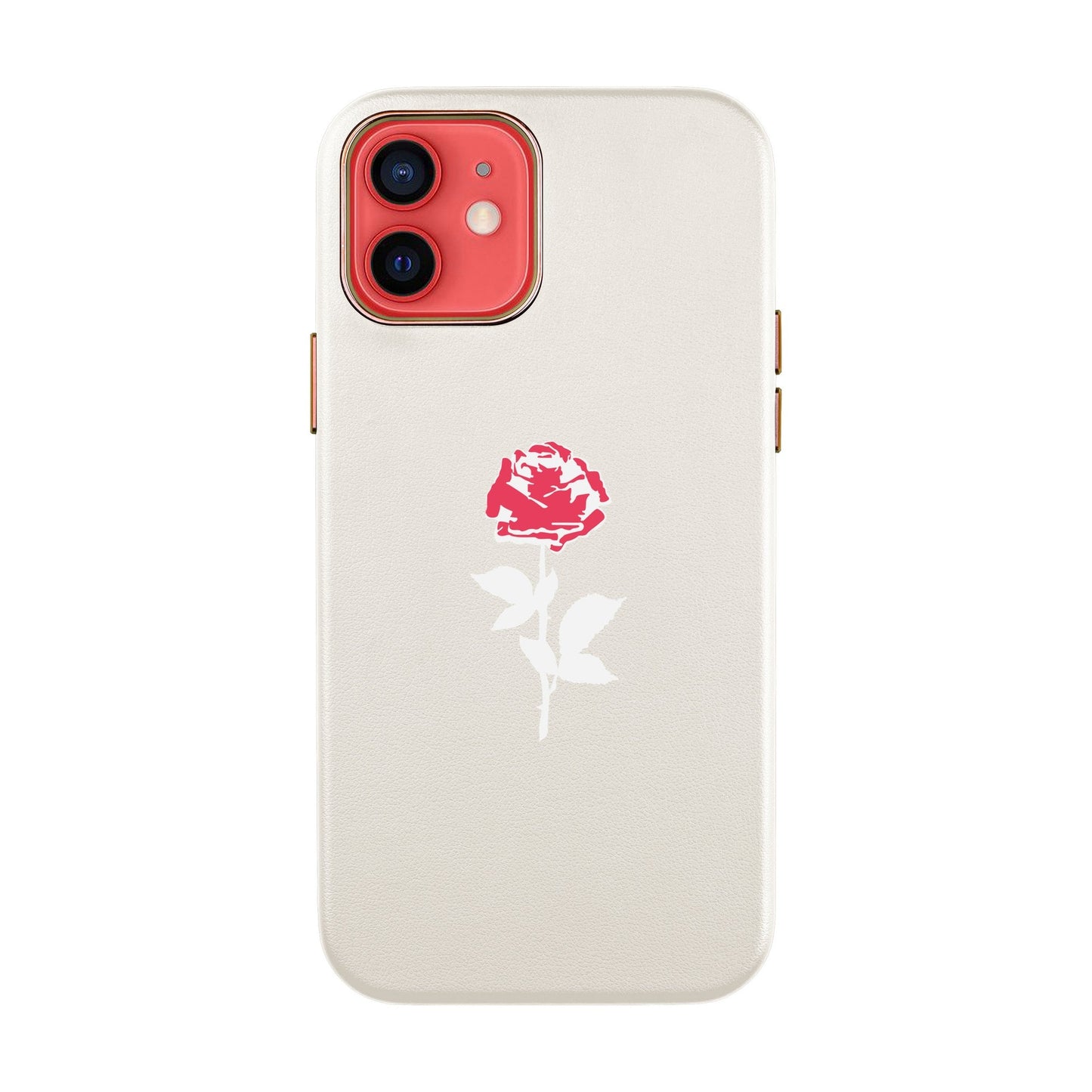 NATUREL ROSE-iPhone 12 Leather Kılıf