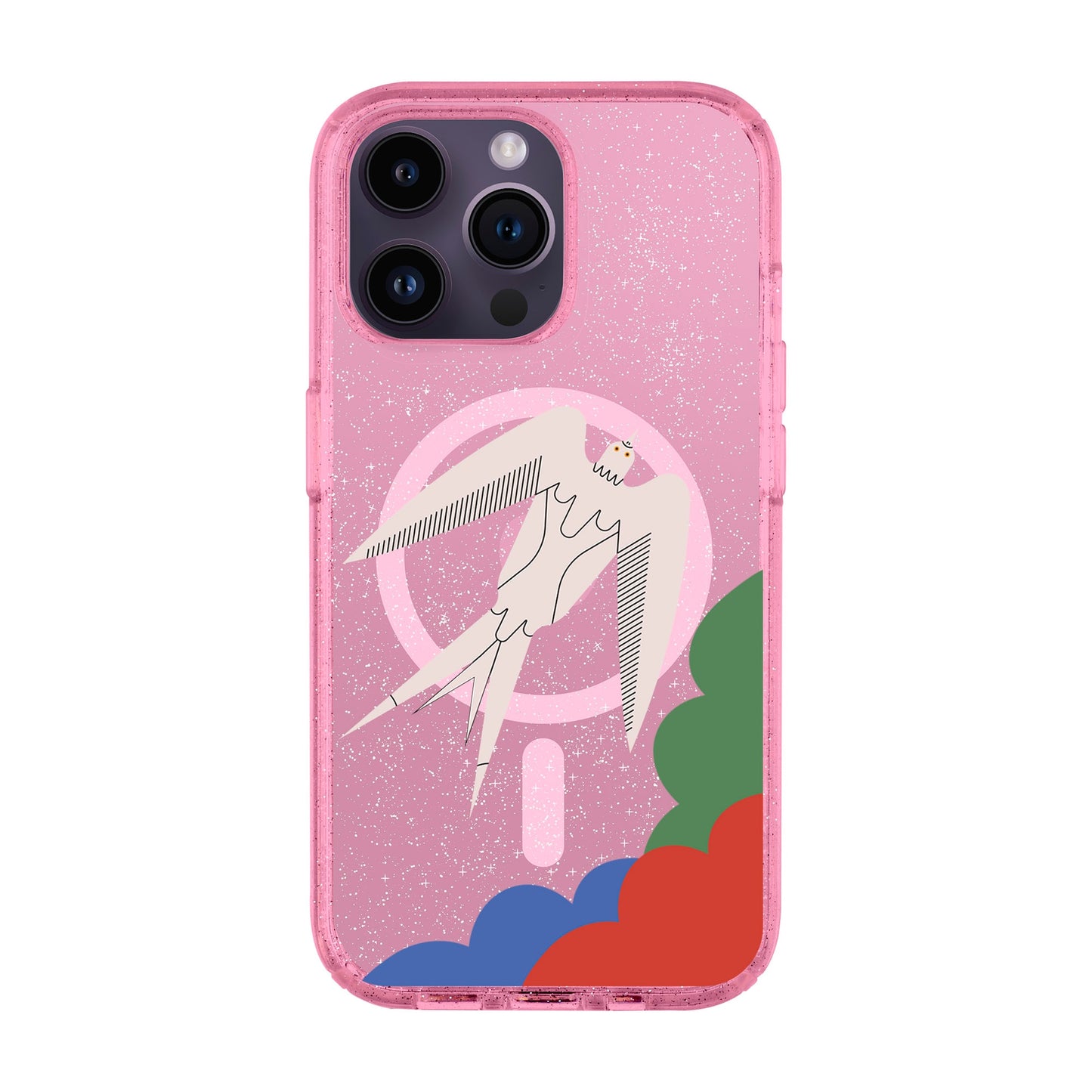 L’OISEAU LIBRE-iPhone 14 Pro Max Shiny Kılıf MagSafe Özellikli