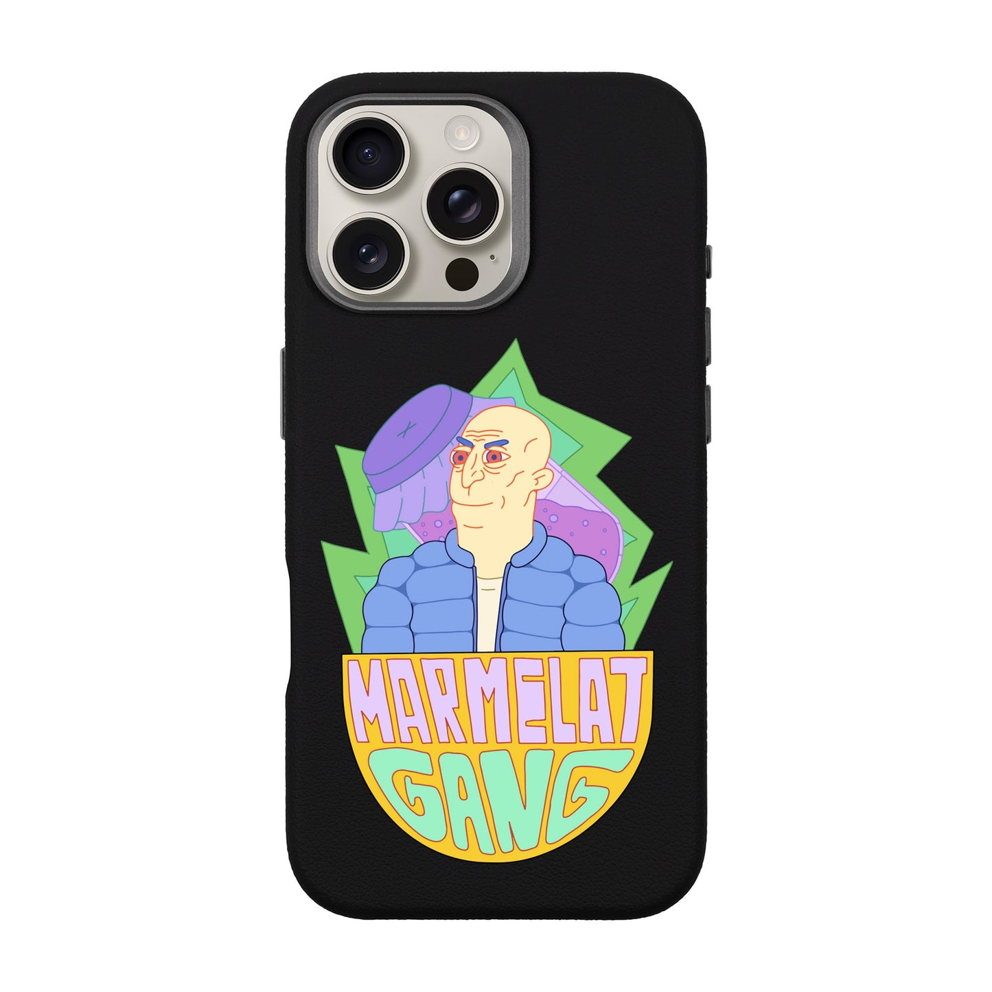 MARMELAT GANG-iPhone 16 Pro Max Leather Premium Kılıf MagSafe Özellikli