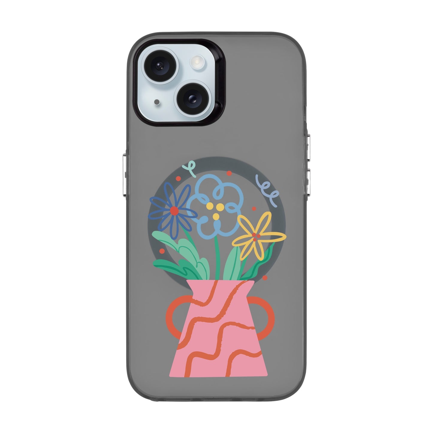 PINK VASE-iPhone 15 Hold Kılıf MagSafe Özellikli