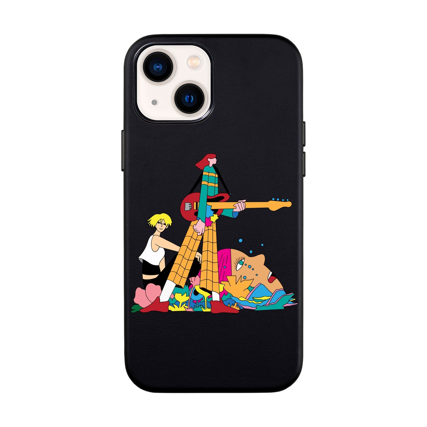 HER BAND-iPhone 14 Leather Kılıf