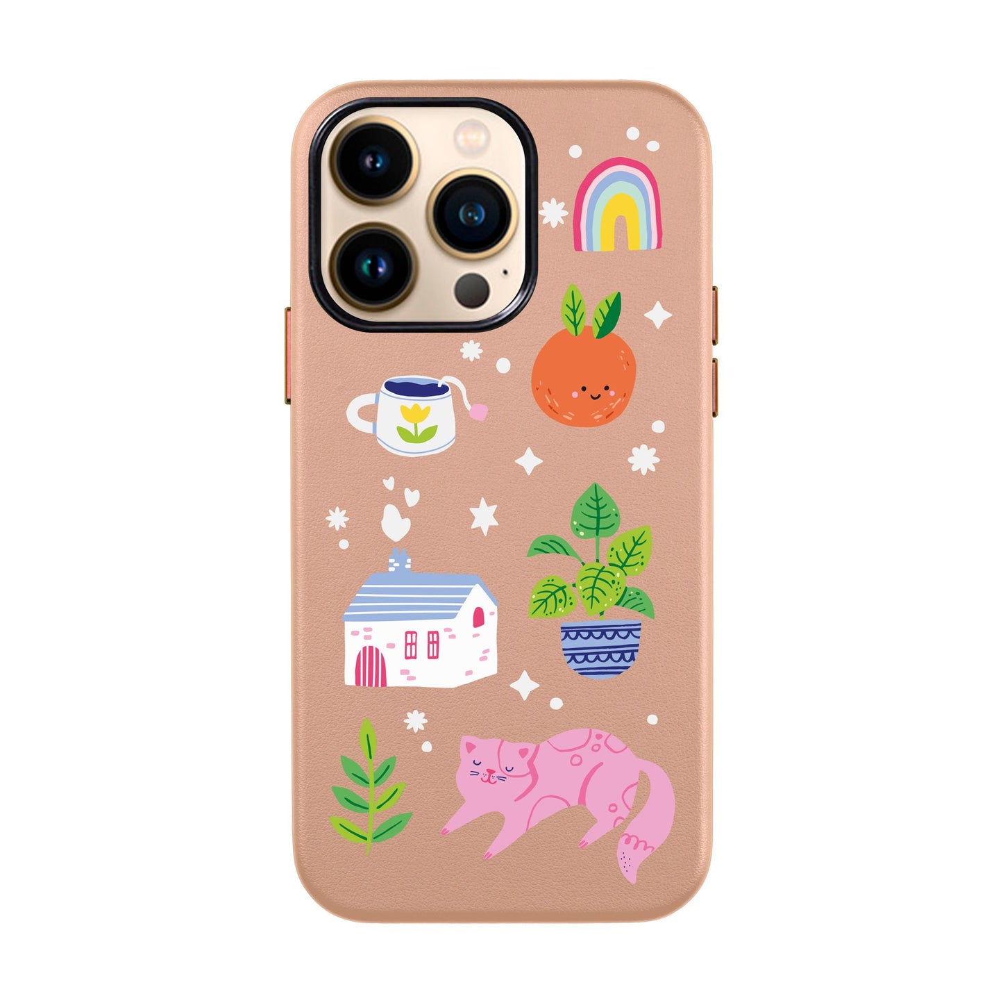 FRESH SPRING-iPhone 14 Leather Kılıf