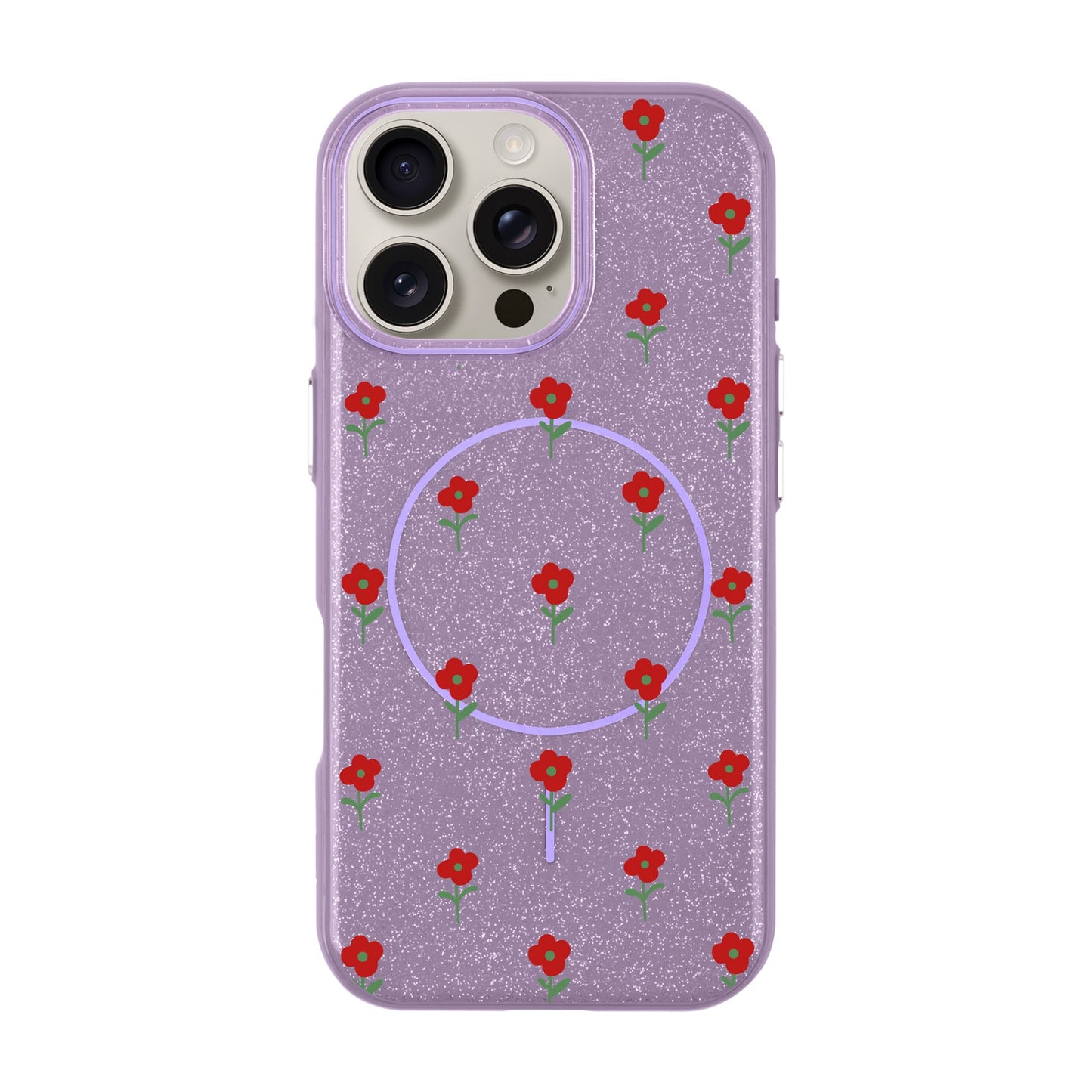 FLOWER POWER-iPhone 16 Pro Max Radiant Kılıf MagSafe Özellikli