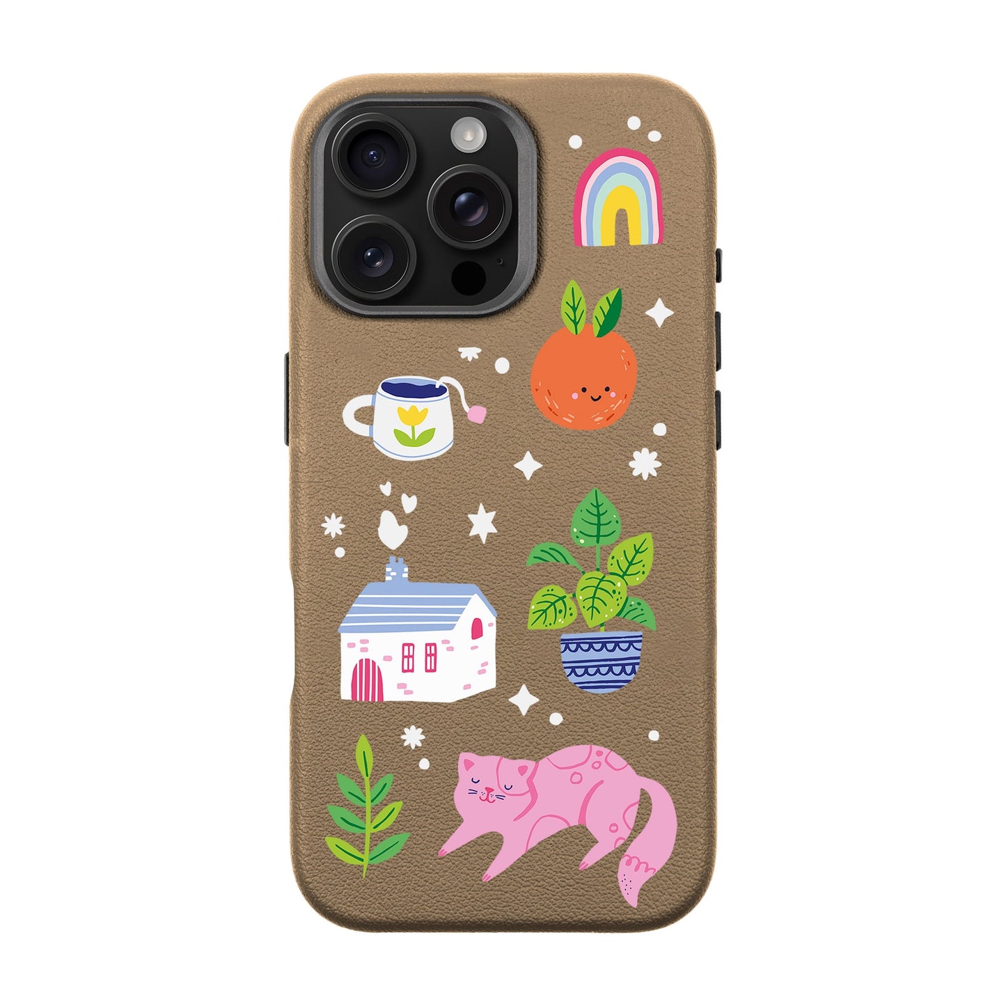 FRESH SPRING-iPhone 16 Pro Max Leather Premium Kılıf MagSafe Özellikli