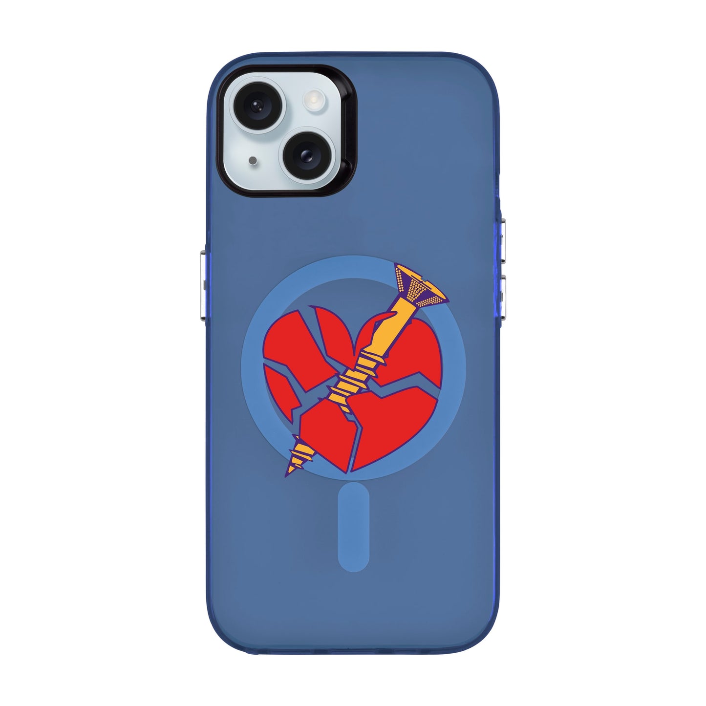 BROKEN HEART-iPhone 15 Plus Hold Kılıf MagSafe Özellikli