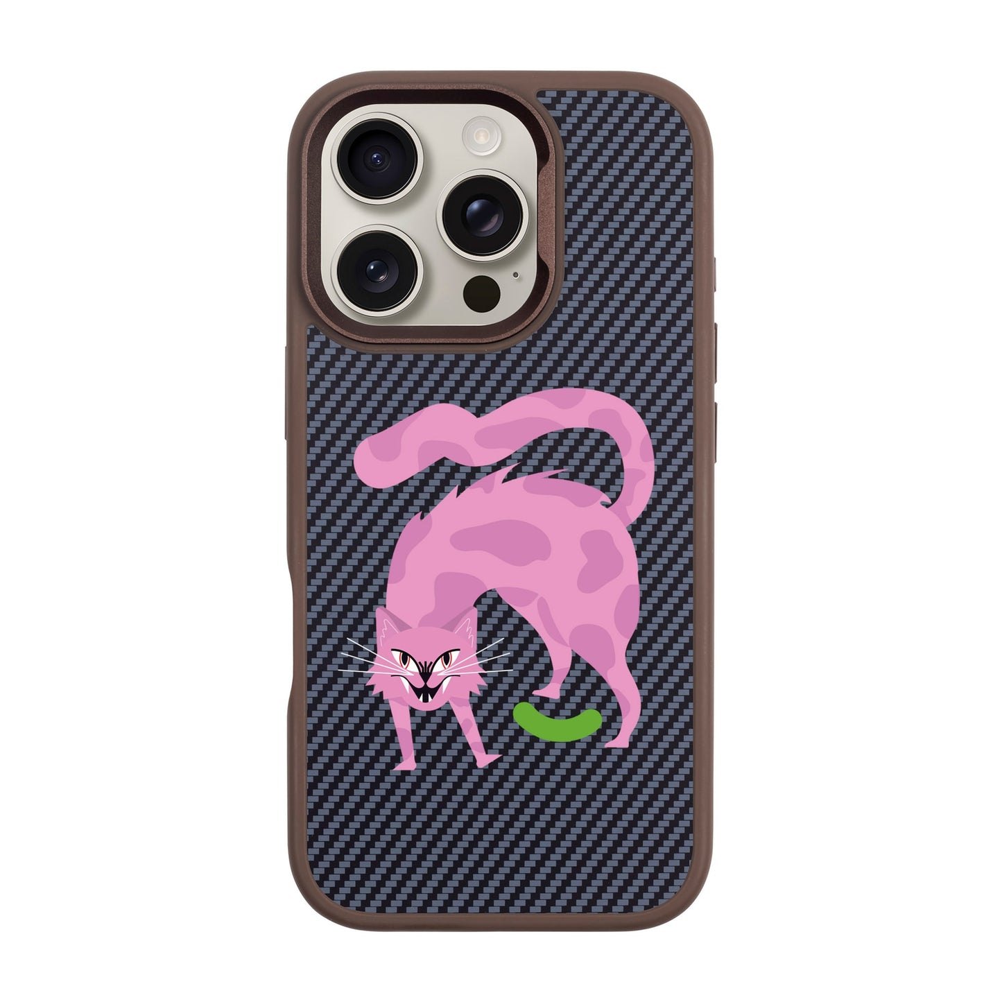 GRUMBLEPAWS-iPhone 16 Pro Plaid Kılıf MagSafe Özellikli