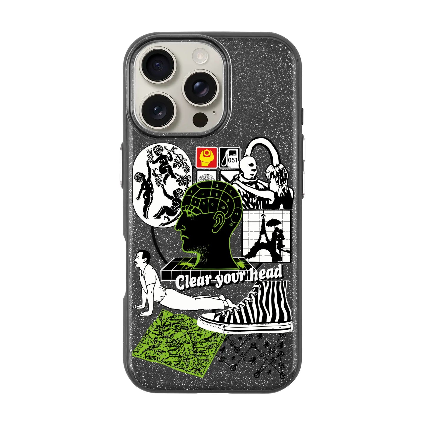 CLEAR YOUR HEAD-iPhone 16 Pro Max Radiant Kılıf MagSafe Özellikli