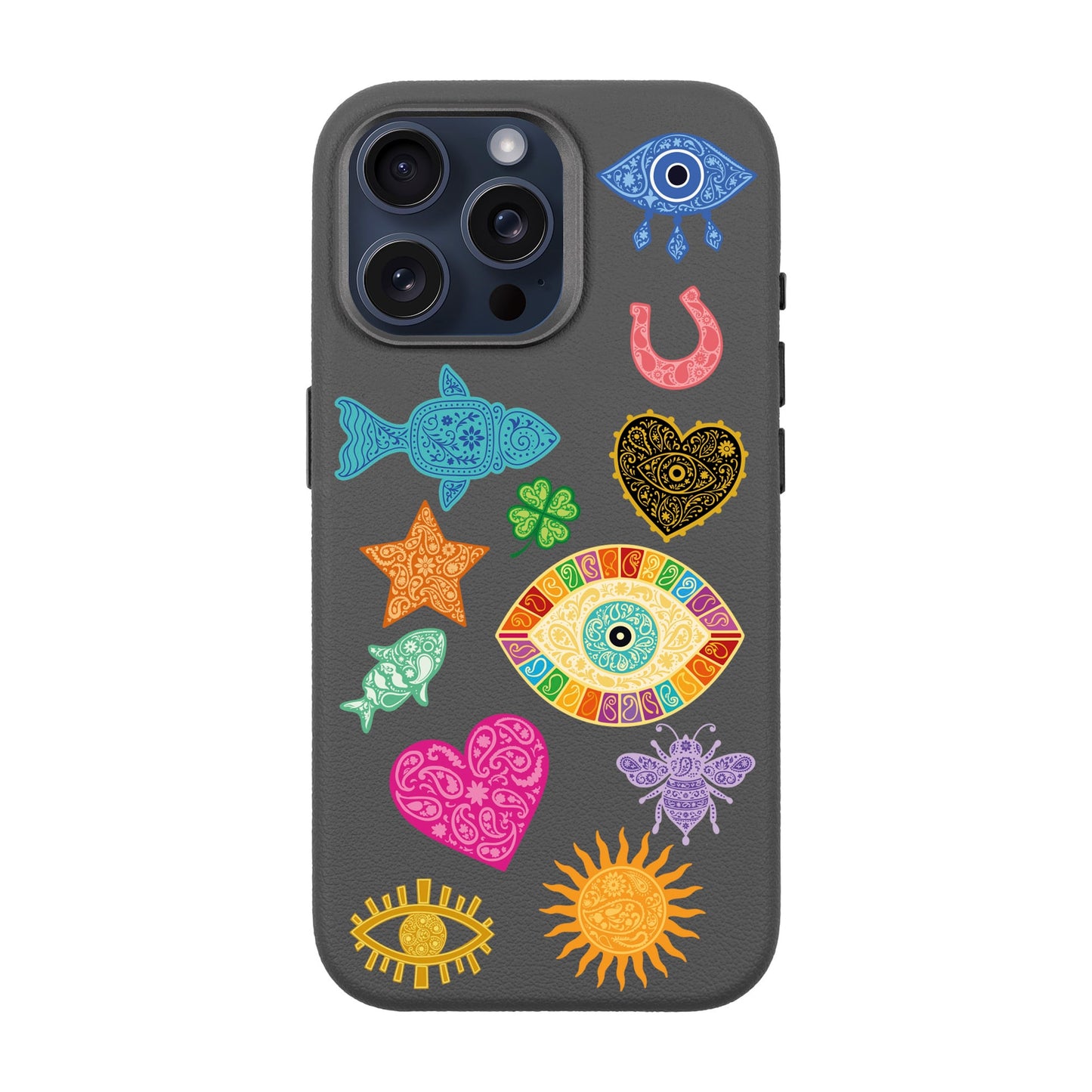 CHARMS BY BERRİN ÖZKAN-iPhone 15 Pro Max Leather Premium Kılıf MagSafe Özellikli
