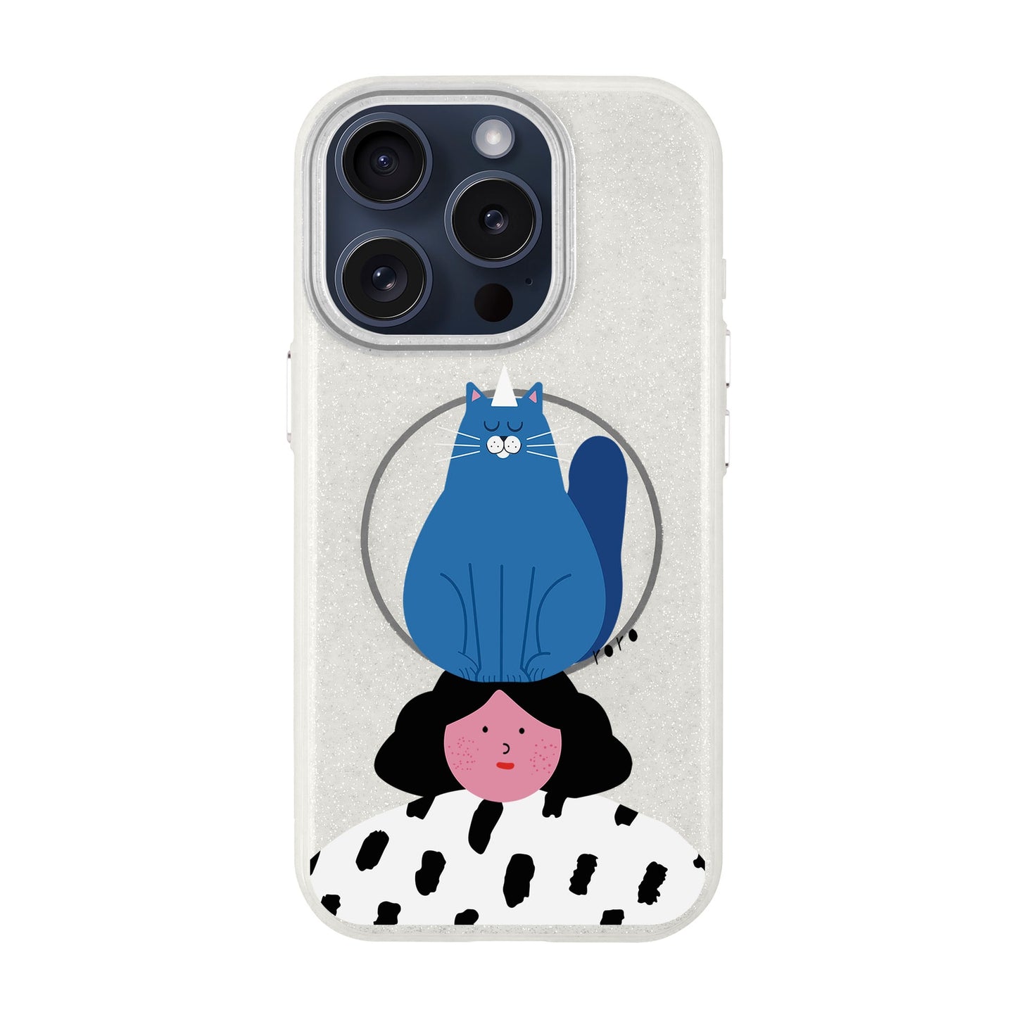 NAUGHTY CAT-iPhone 15 Pro Radiant Kılıf MagSafe Özellikli