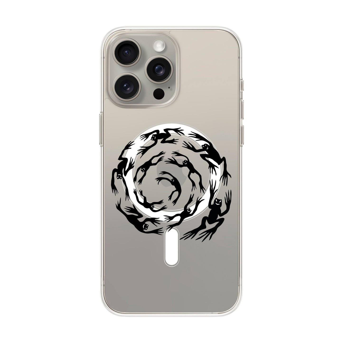 SWIRLING FROG-iPhone 15 Pro Max Solid Kılıf MagSafe Özellikli