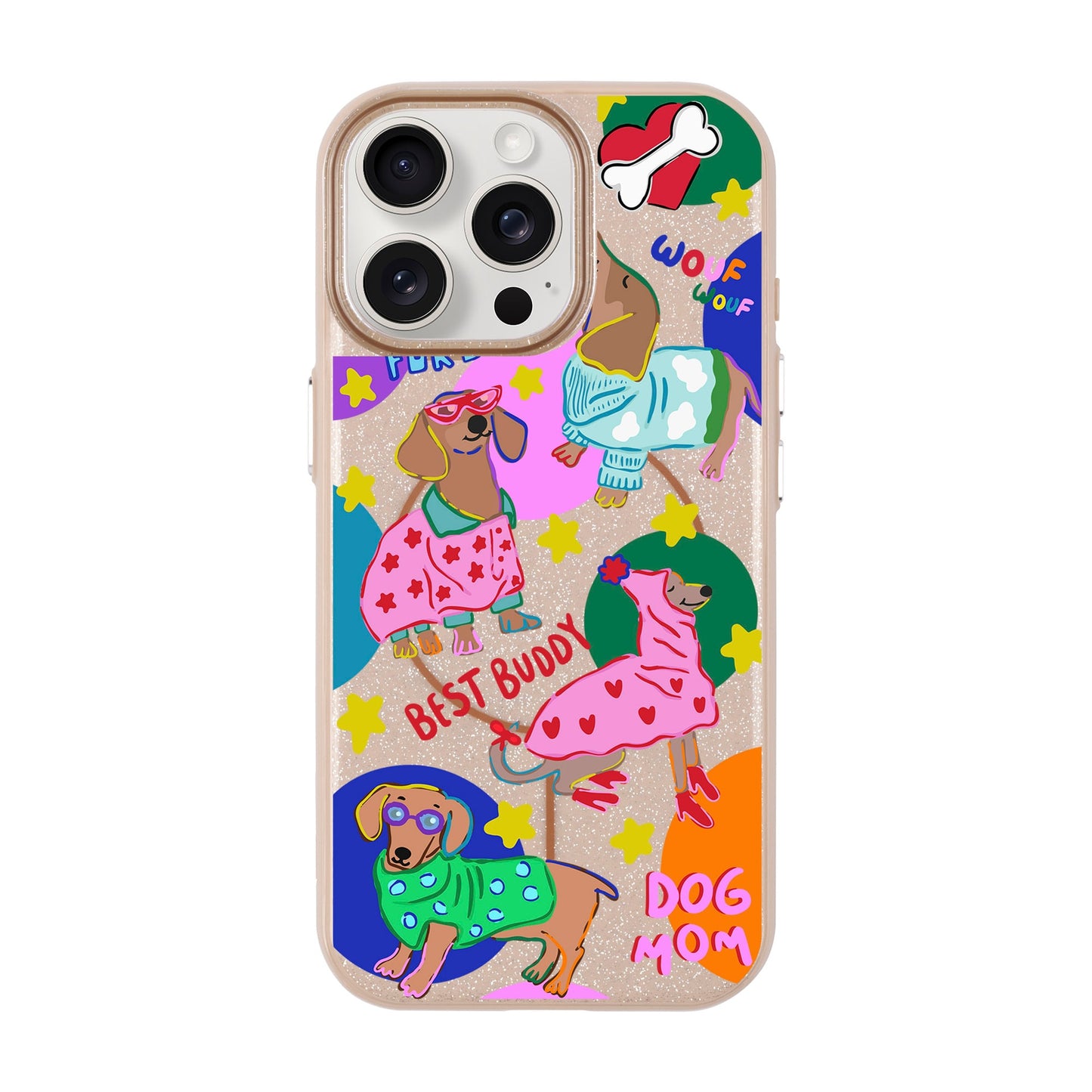 DOG MOM-iPhone 15 Pro Max Radiant Kılıf MagSafe Özellikli
