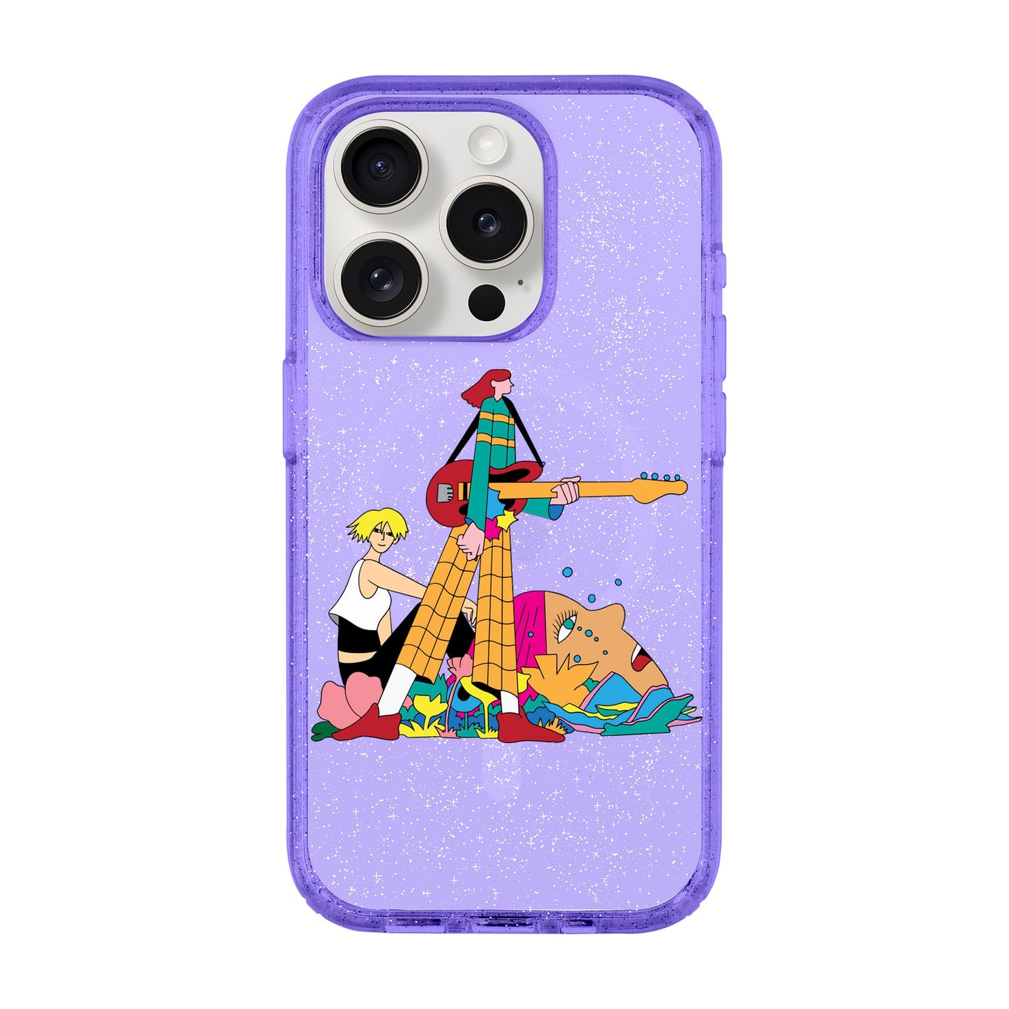 HER BAND-iPhone 15 Pro Shiny Kılıf MagSafe Özellikli