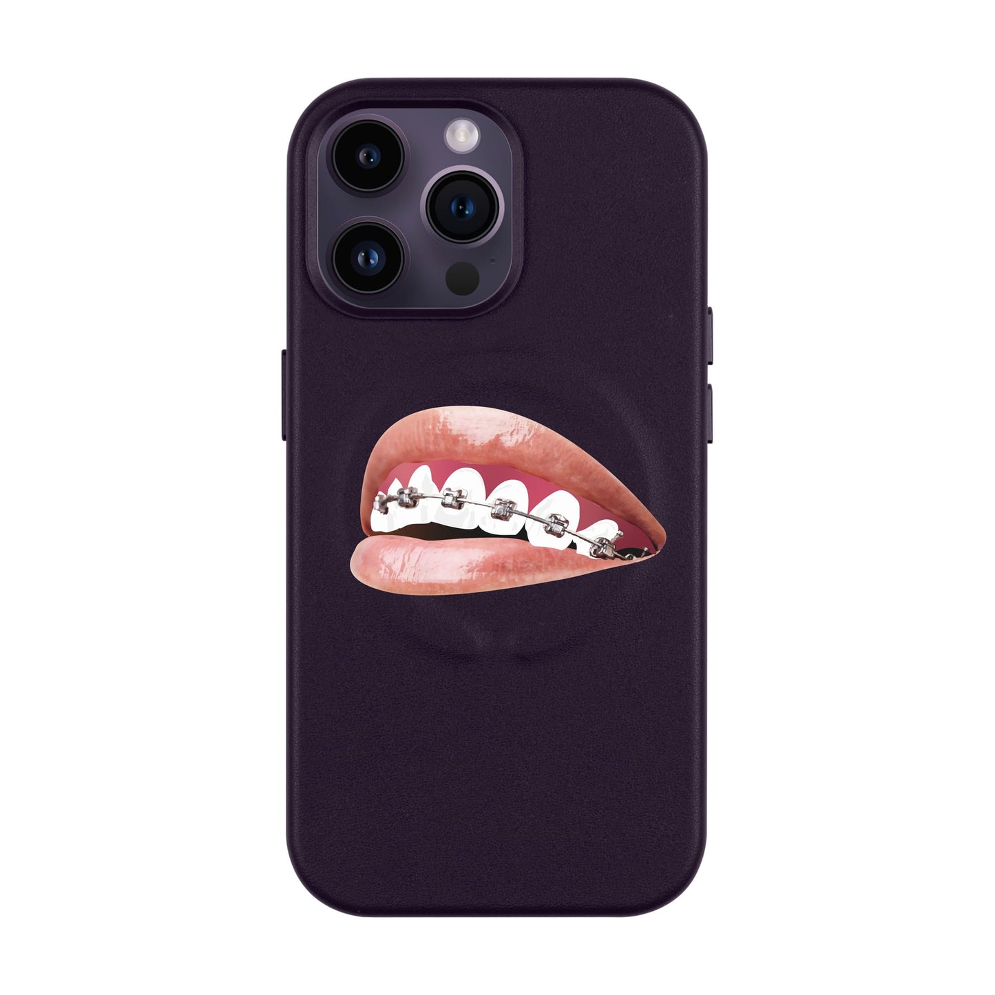 ORTHODONTIST-iPhone 14 Pro Max Leather Kılıf MagSafe Özellikli