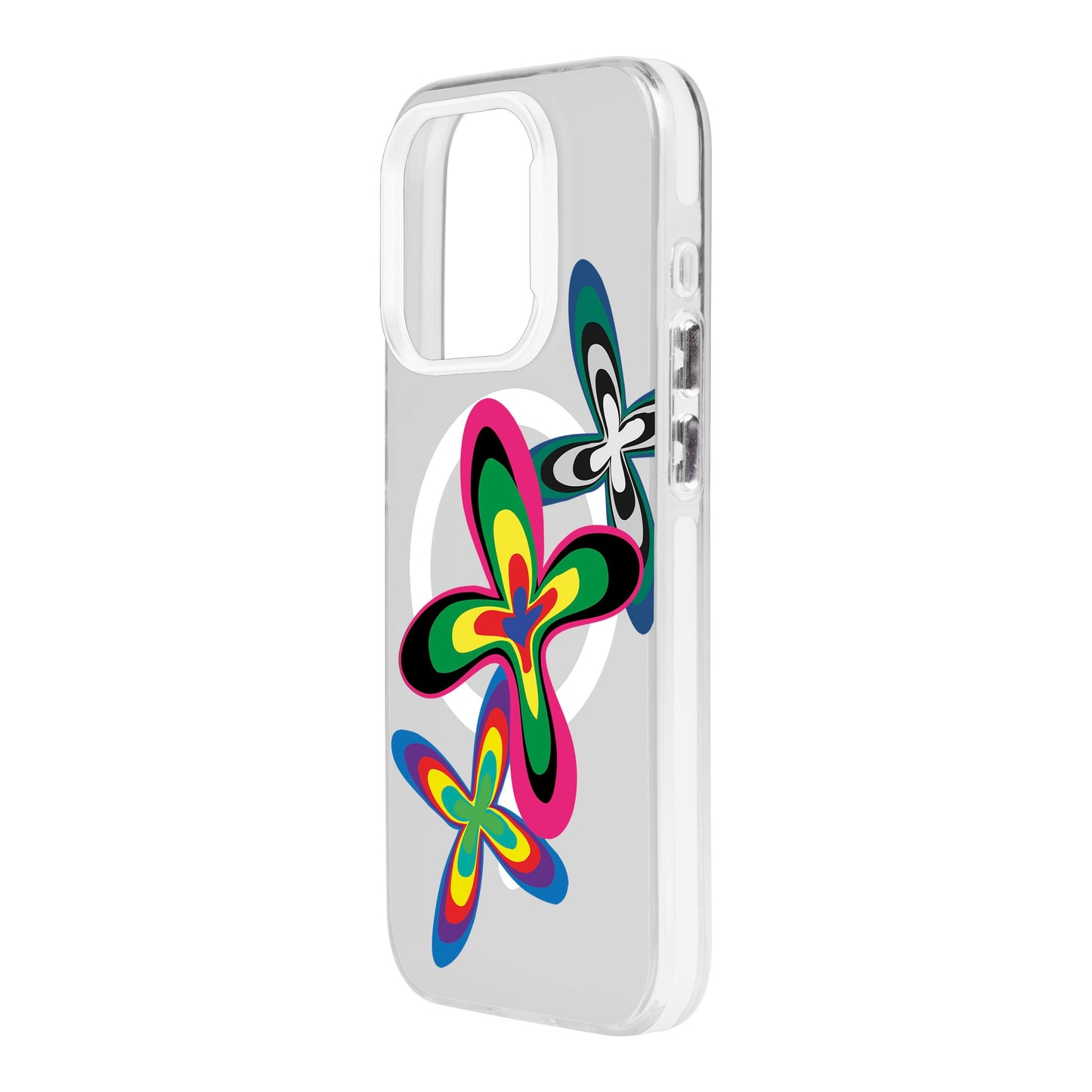 COLOR FLOWER-iPhone 11 Hold Kılıf MagSafe Özellikli