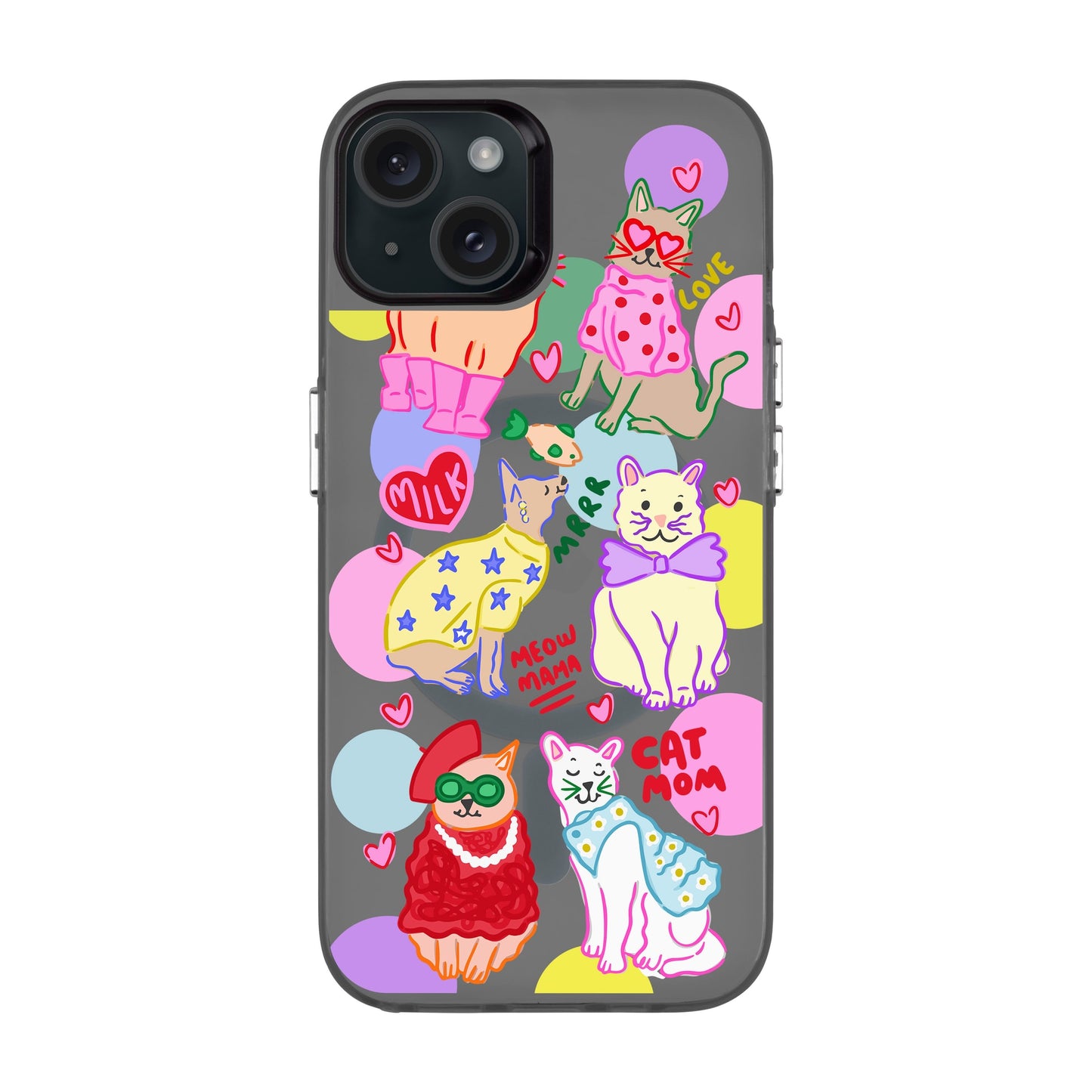 CAT MOM-iPhone 15 Plus Hold Kılıf MagSafe Özellikli