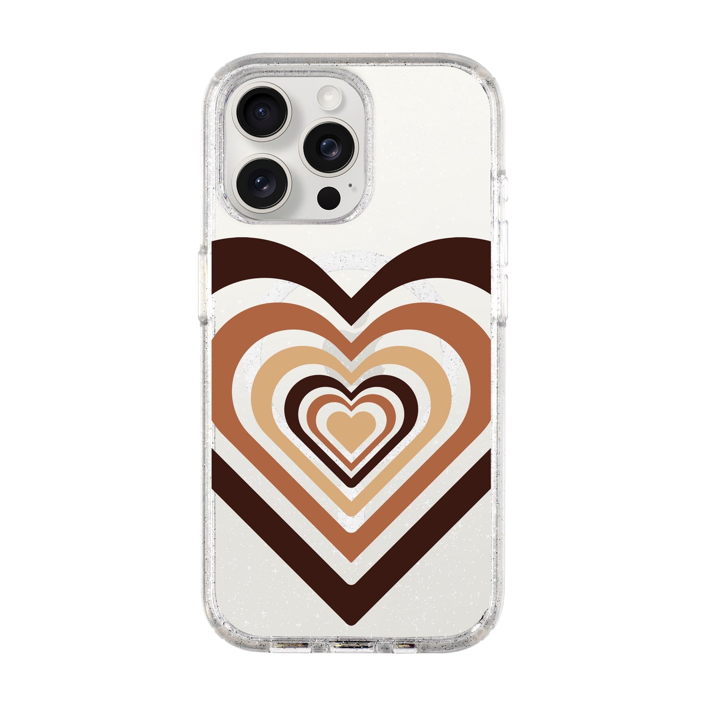 HEART-iPhone 15 Pro Max Shiny Kılıf MagSafe Özellikli