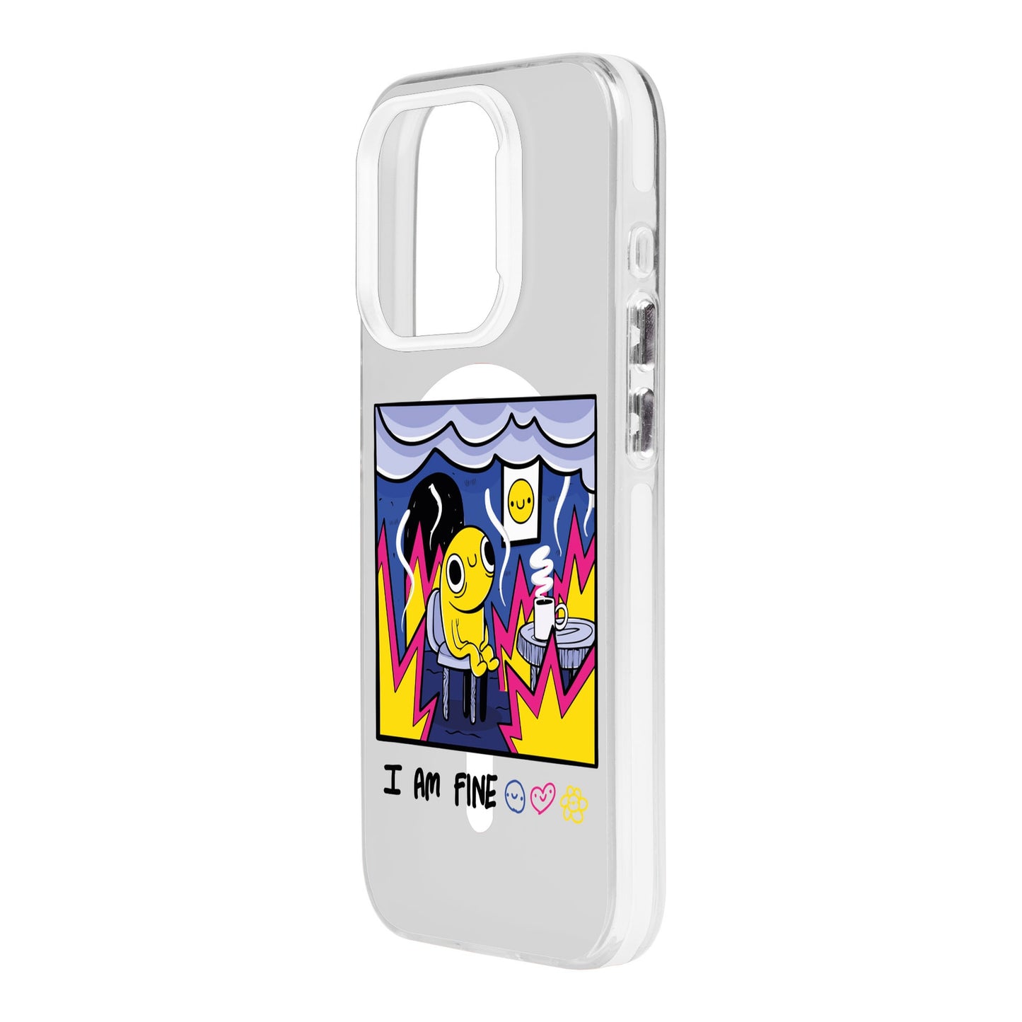 I AM FINE-iPhone 14 Hold Kılıf MagSafe Özellikli